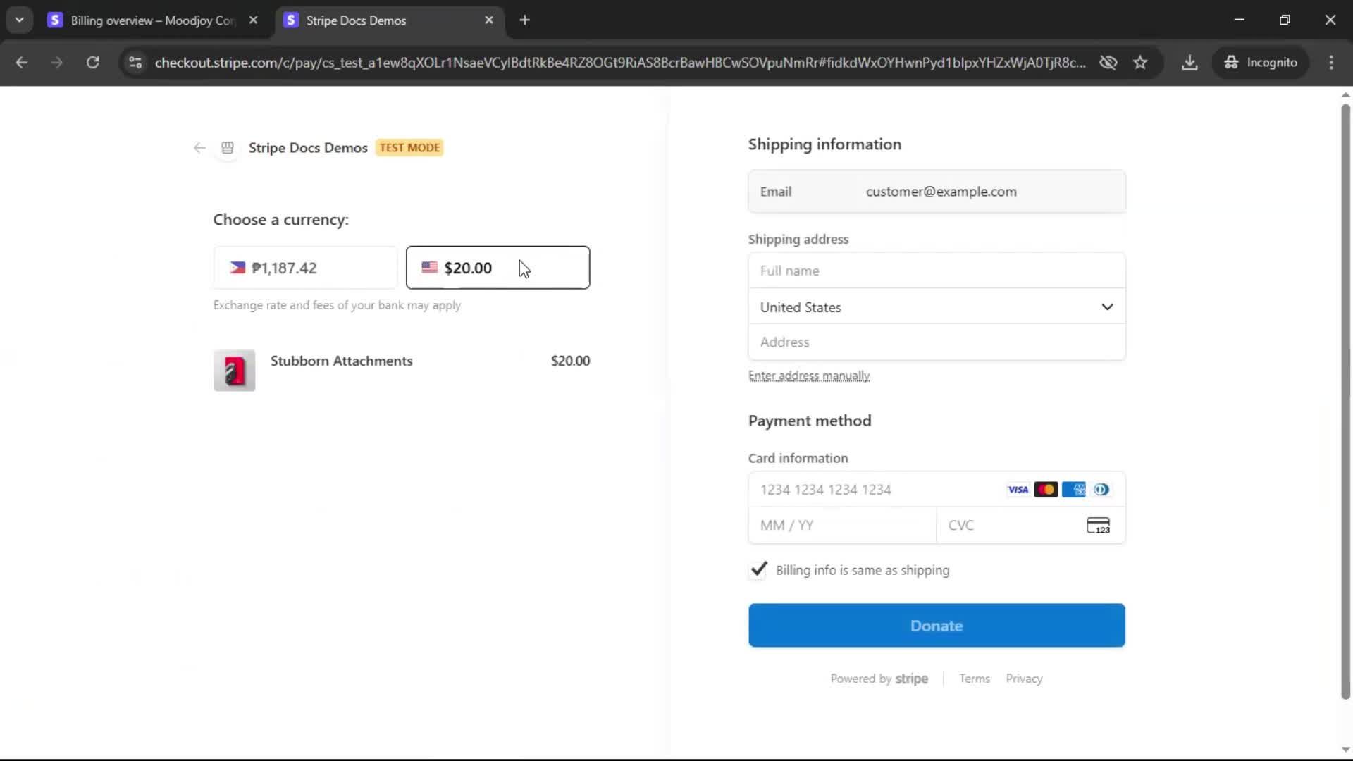 Onboarding screenshot