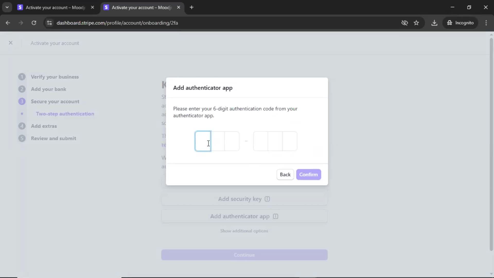 Onboarding screenshot