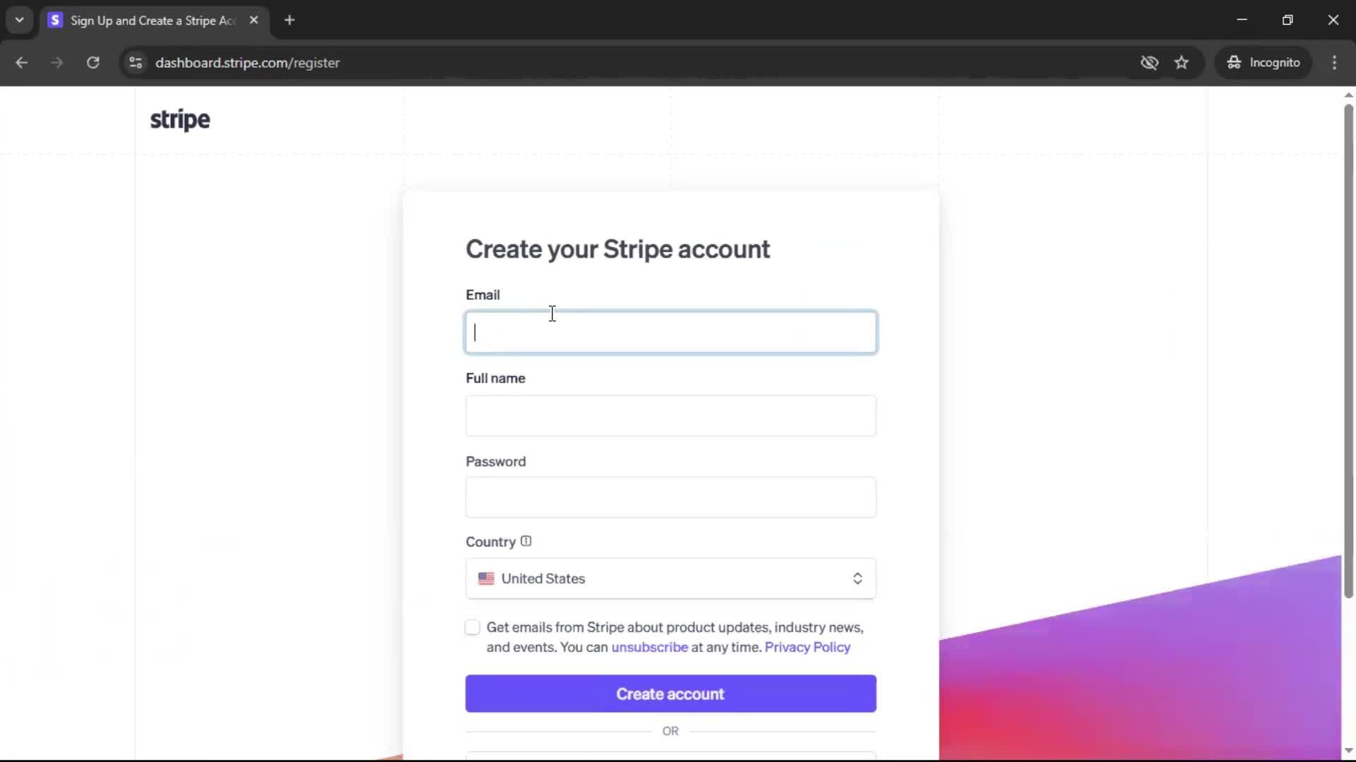 Onboarding on Stripe video thumbnail