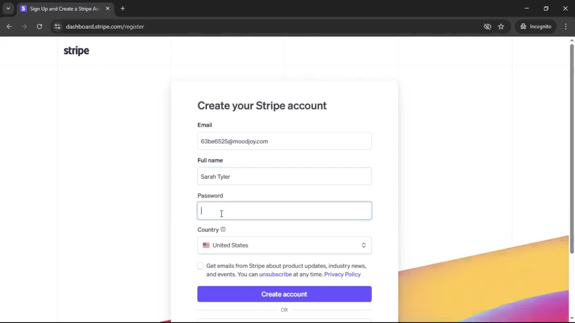 Onboarding screenshot