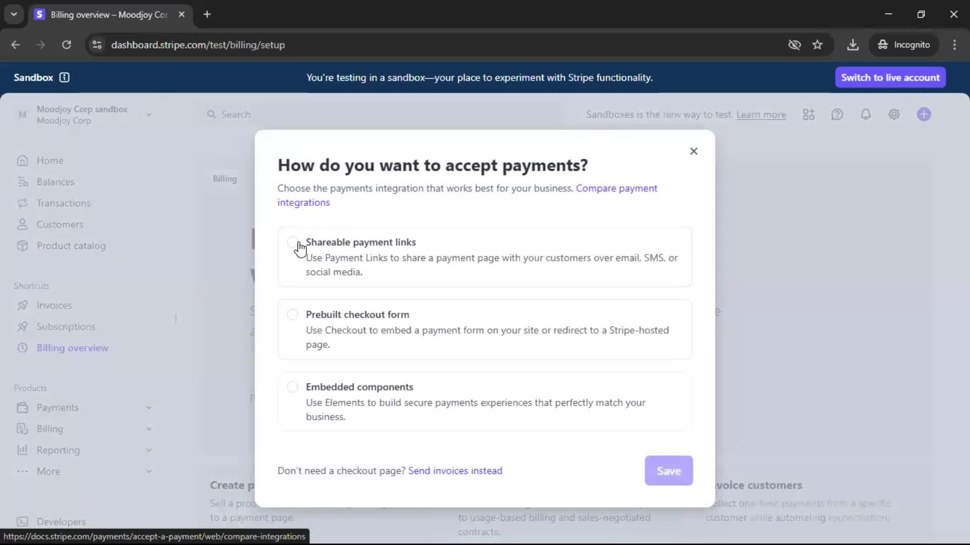Onboarding screenshot
