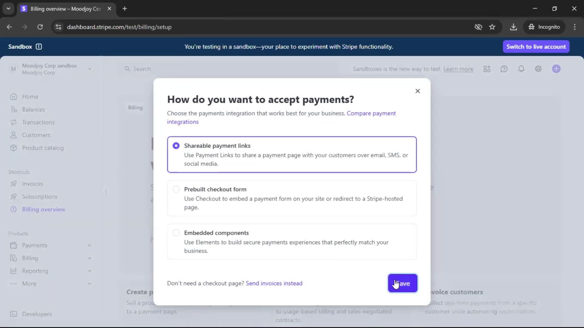 Onboarding screenshot