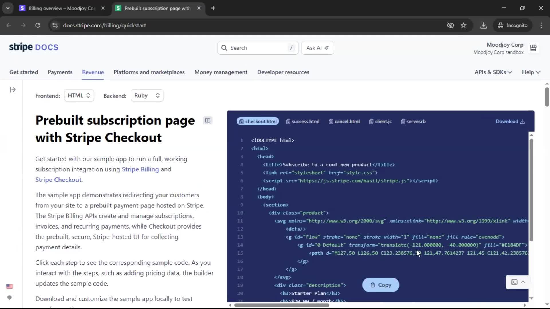 Onboarding screenshot