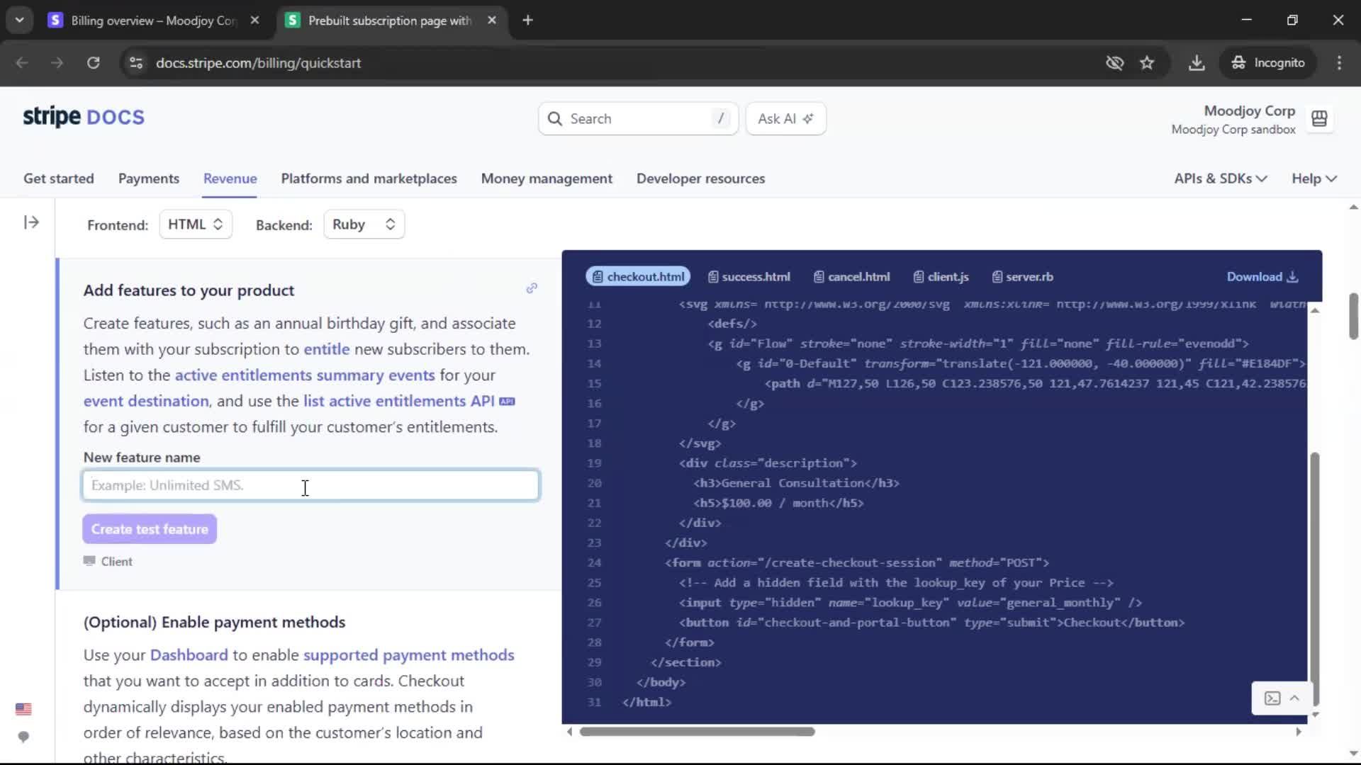 Onboarding screenshot