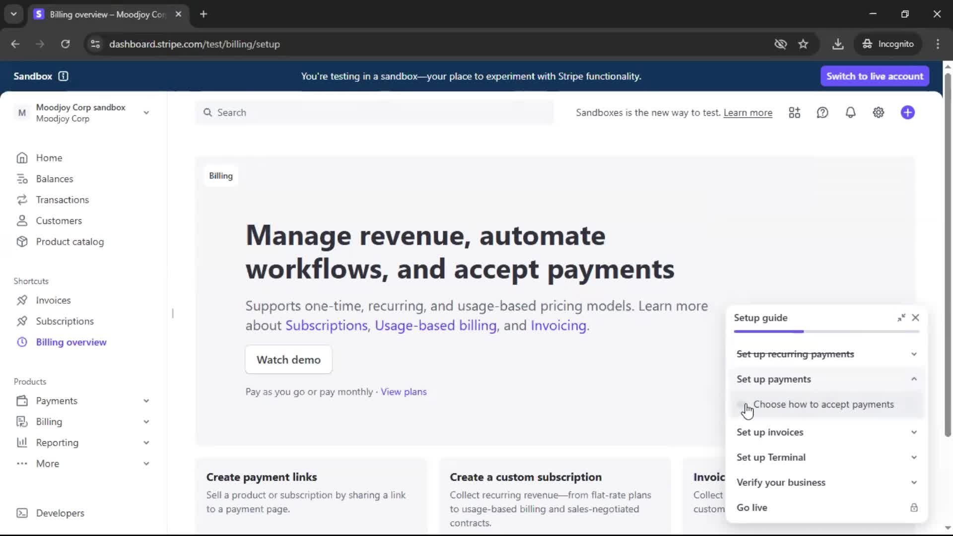 Onboarding screenshot