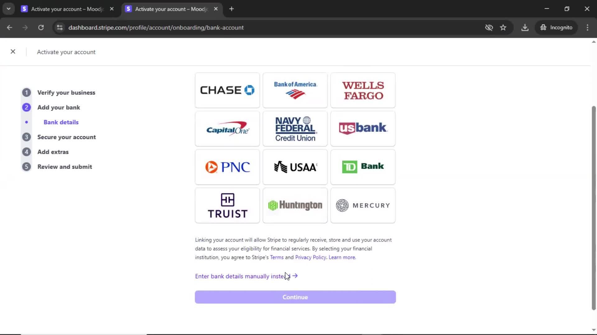 Onboarding screenshot