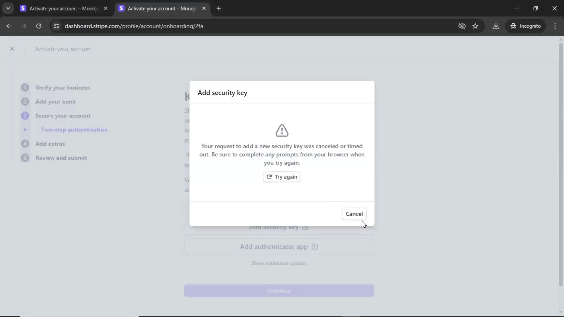 Onboarding screenshot