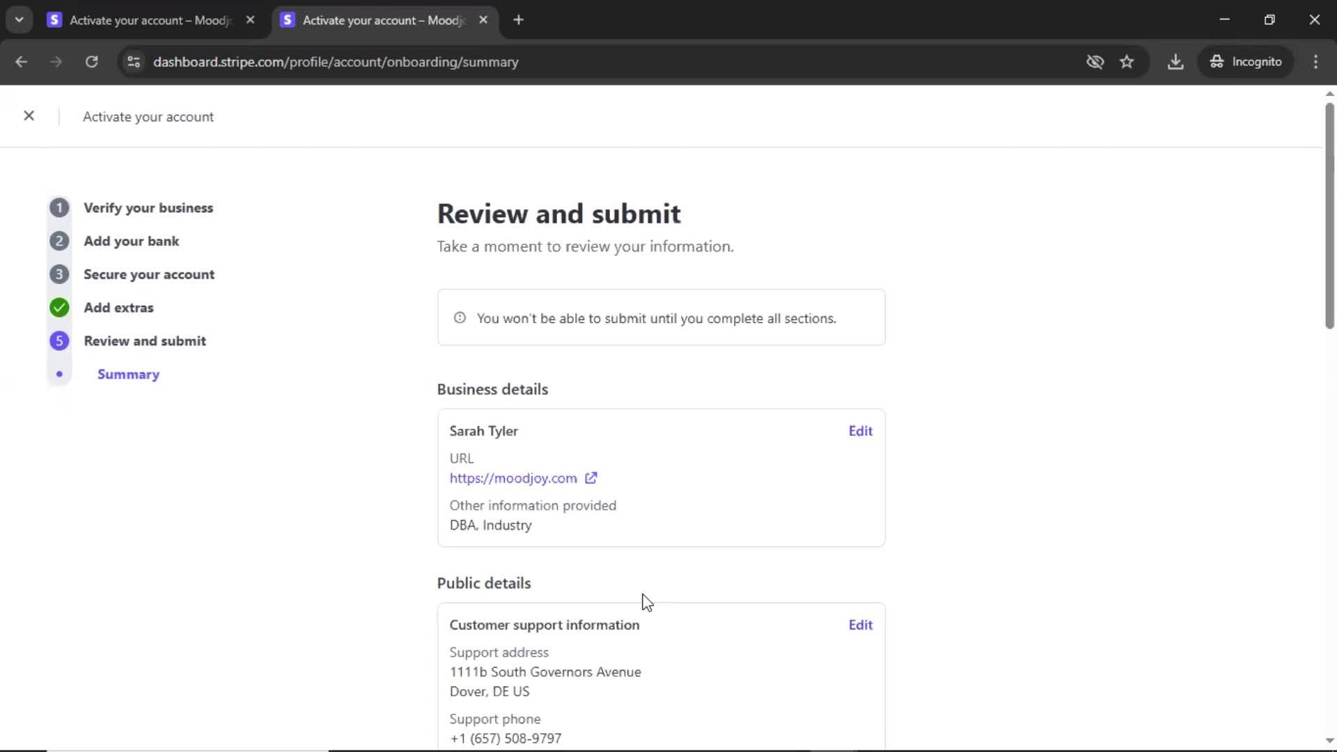 Onboarding screenshot