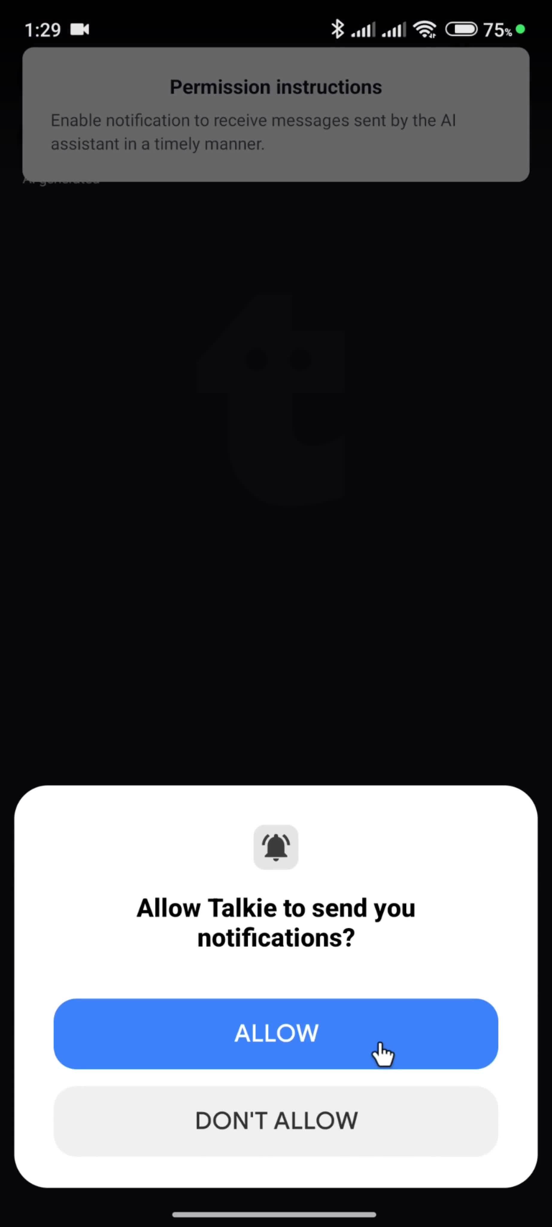 Onboarding screenshot