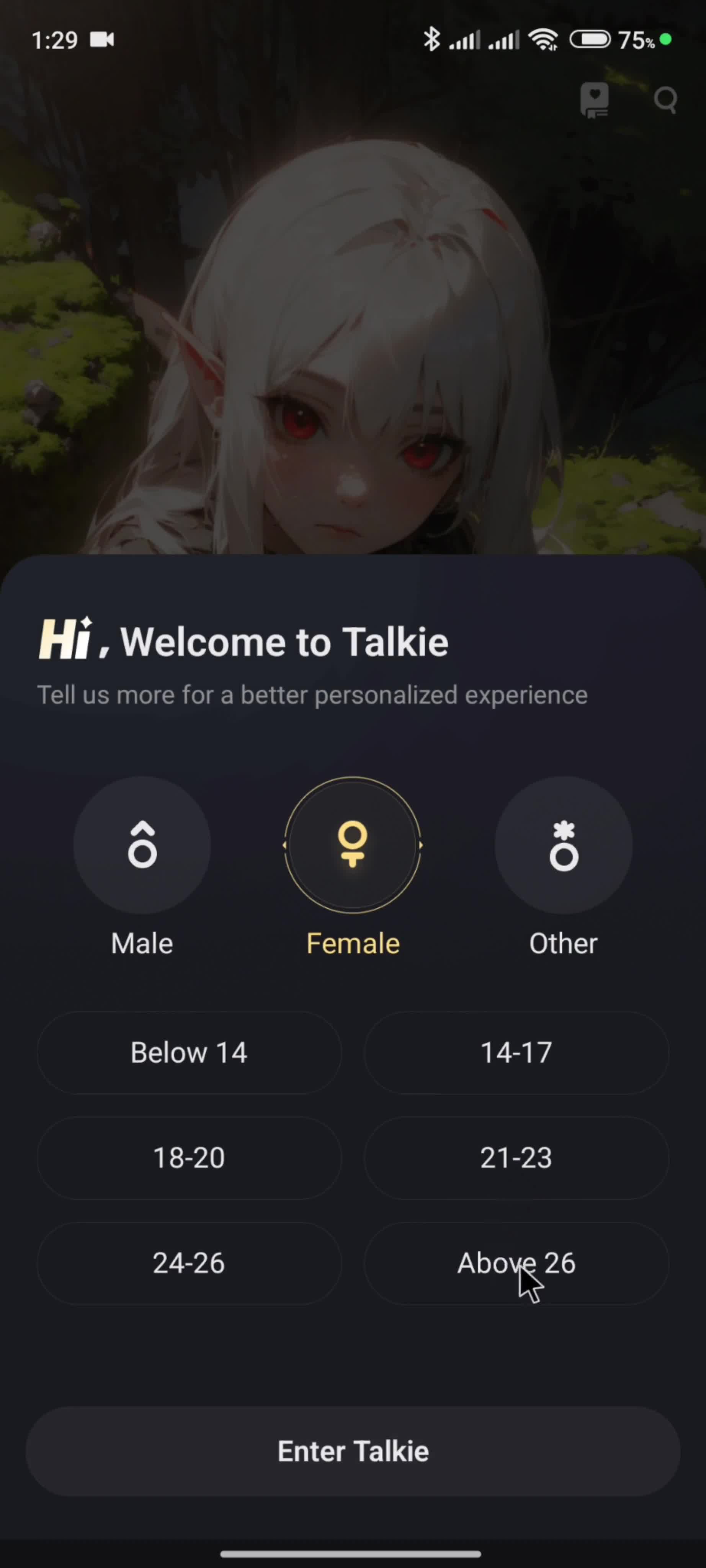 Onboarding screenshot