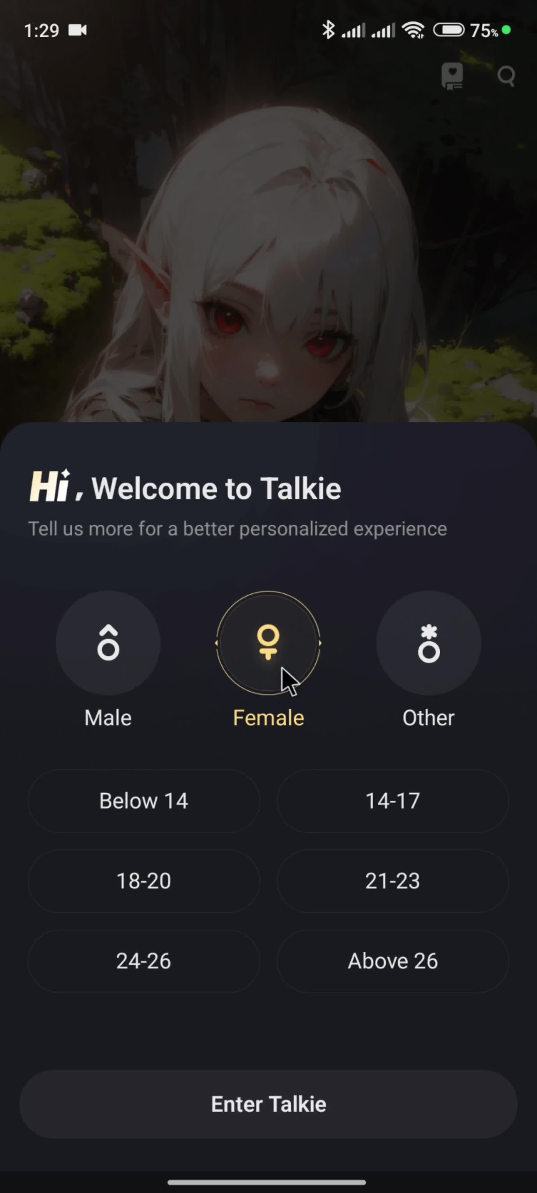 Onboarding screenshot
