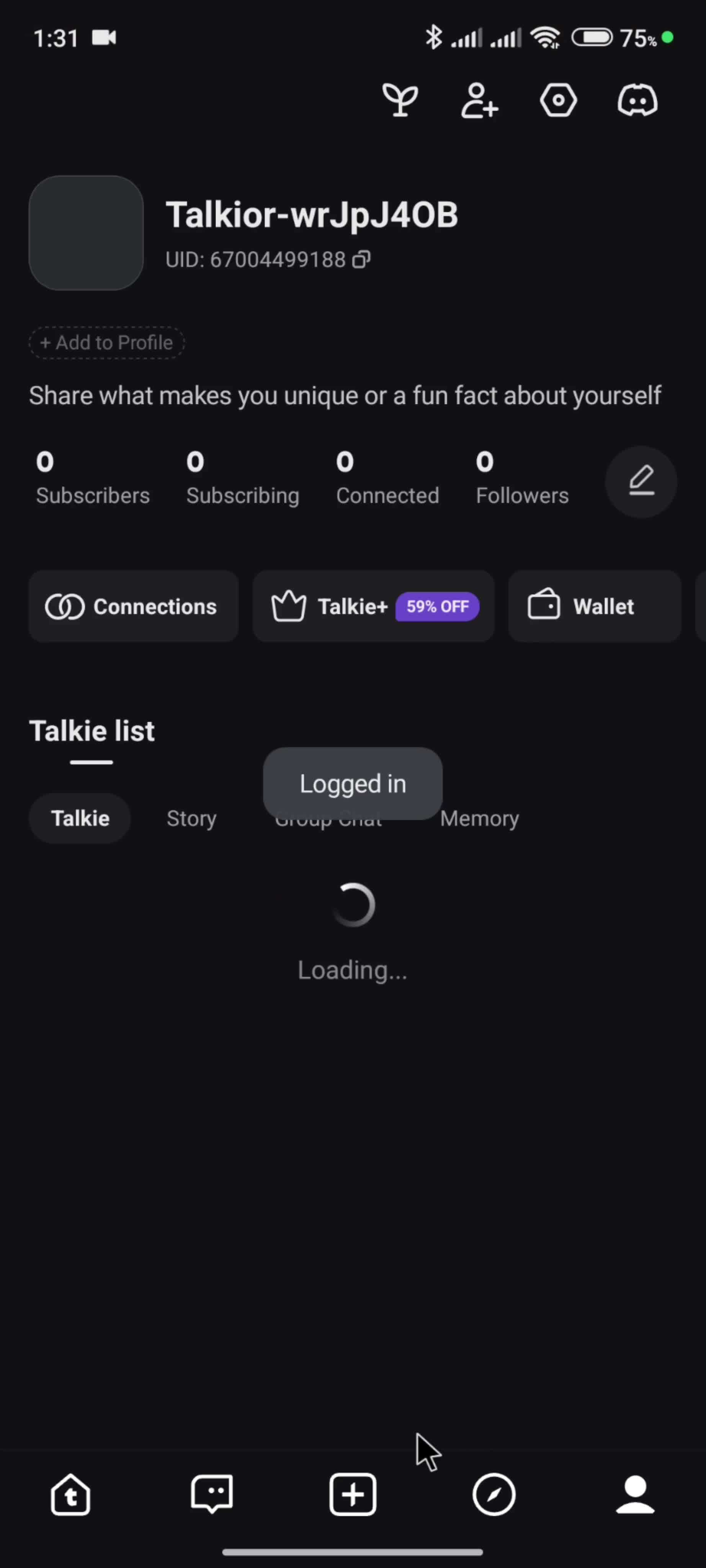 Onboarding screenshot