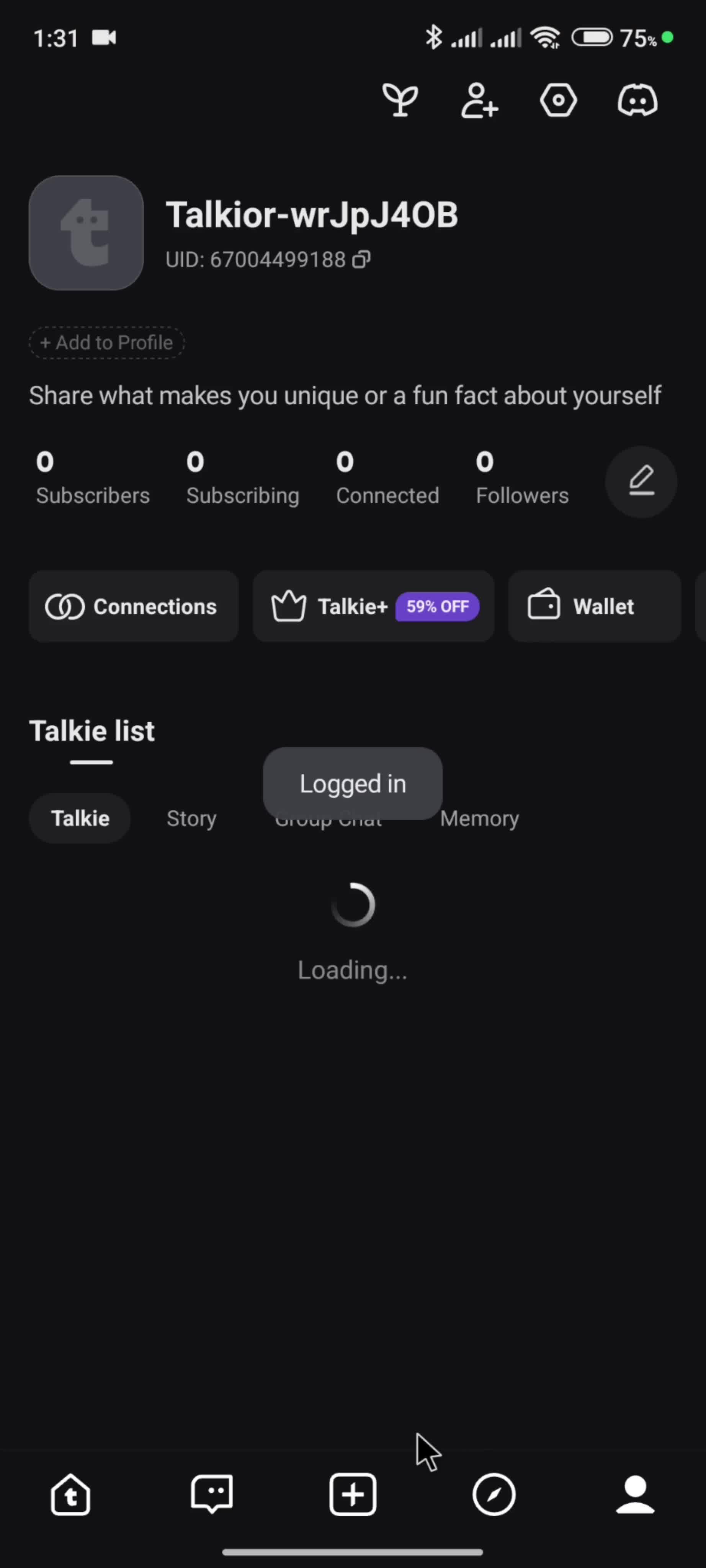 Onboarding screenshot