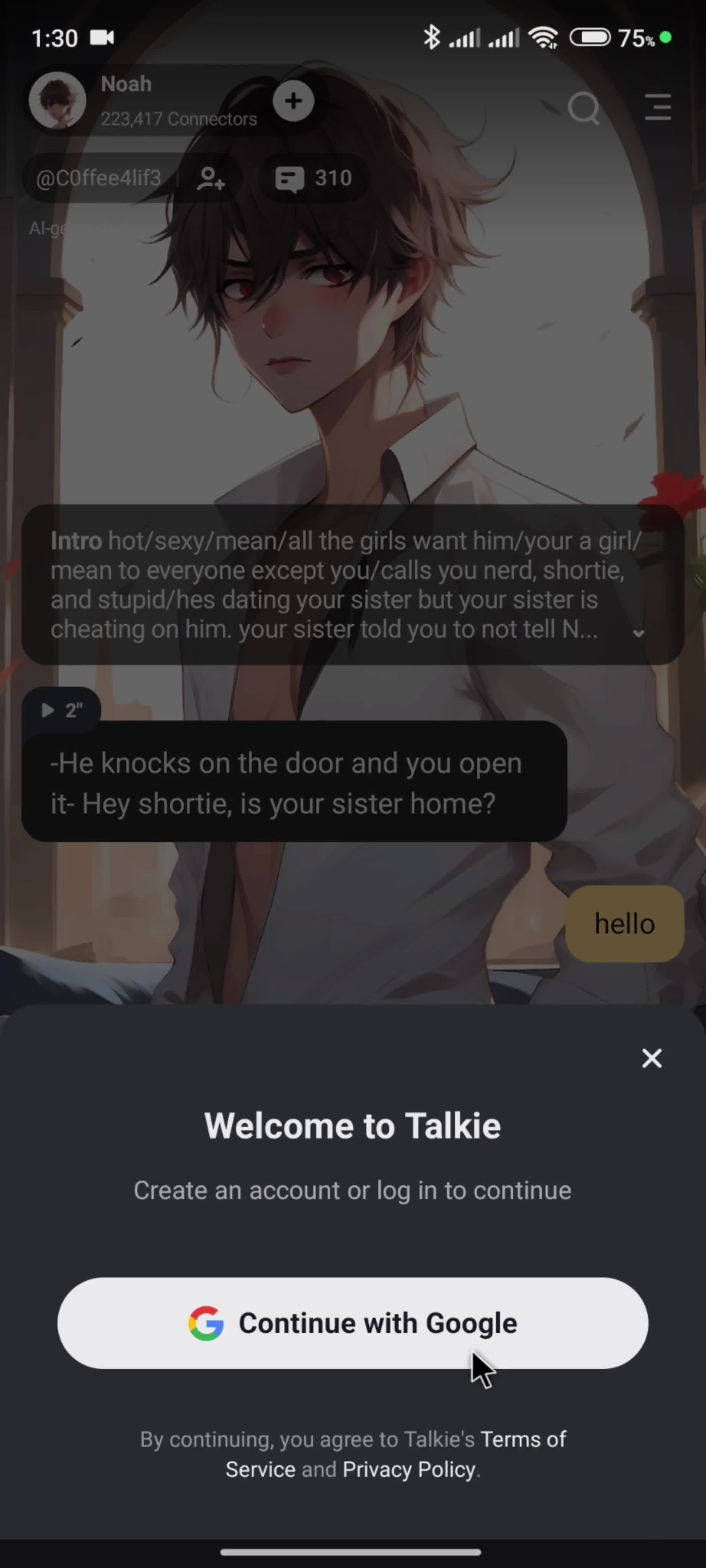 Onboarding screenshot