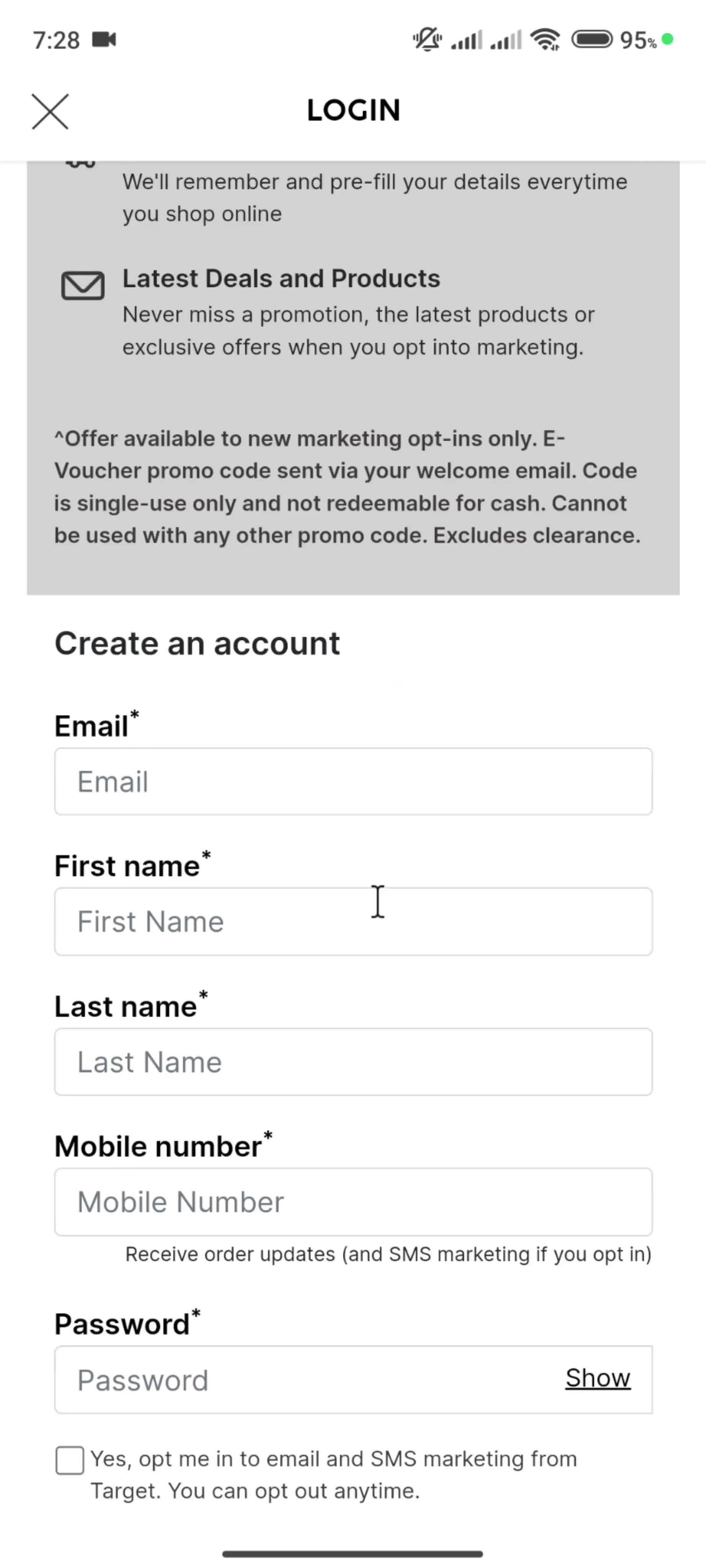 Onboarding screenshot