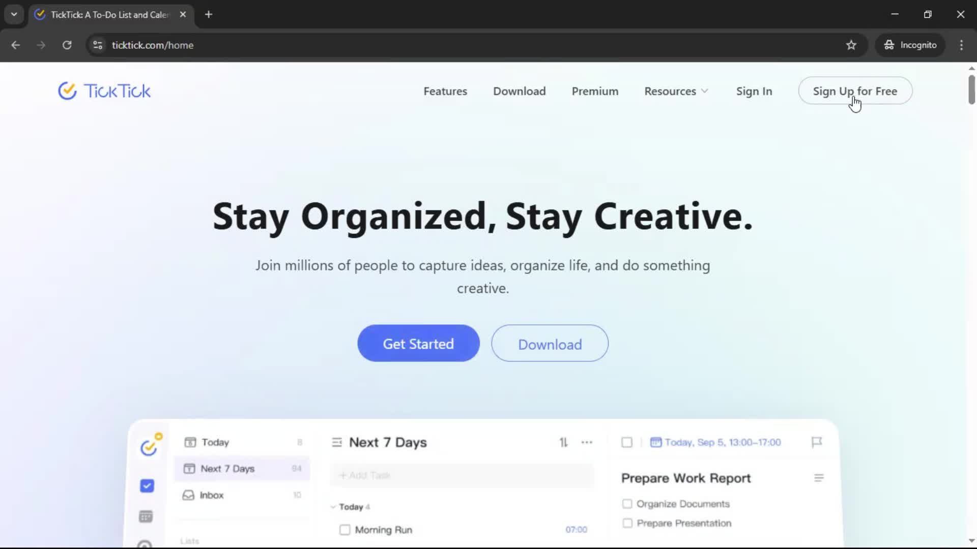 Onboarding screenshot