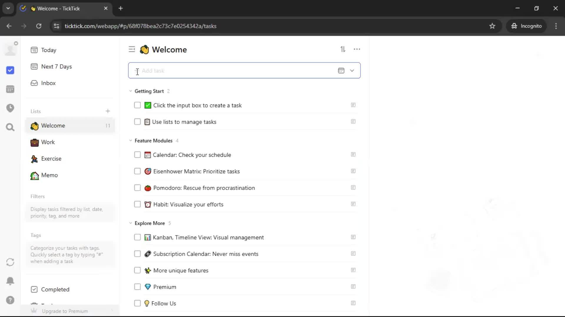 Onboarding screenshot