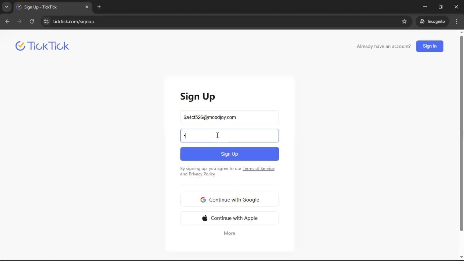 Onboarding screenshot