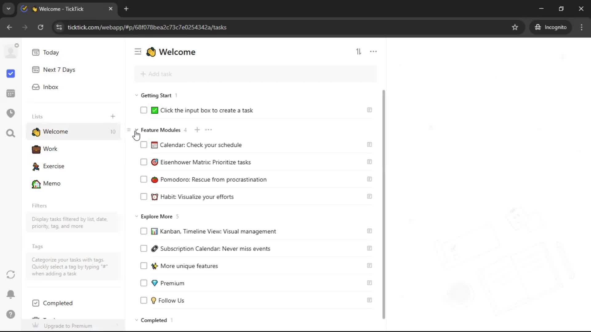 Onboarding screenshot