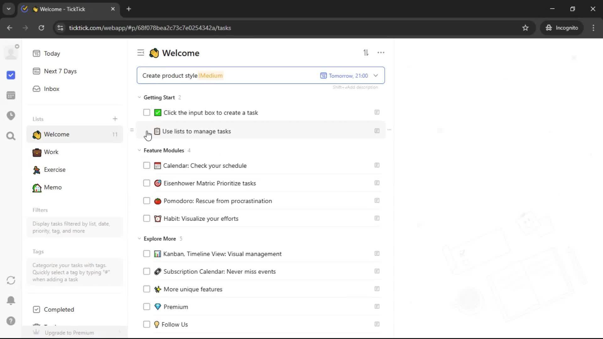 Onboarding screenshot