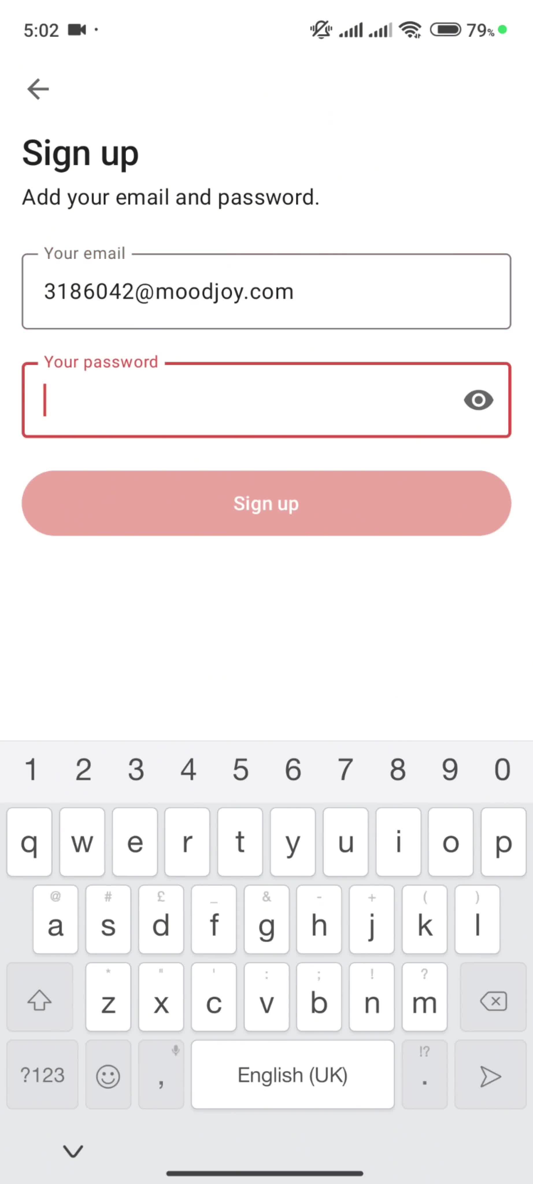 Onboarding screenshot