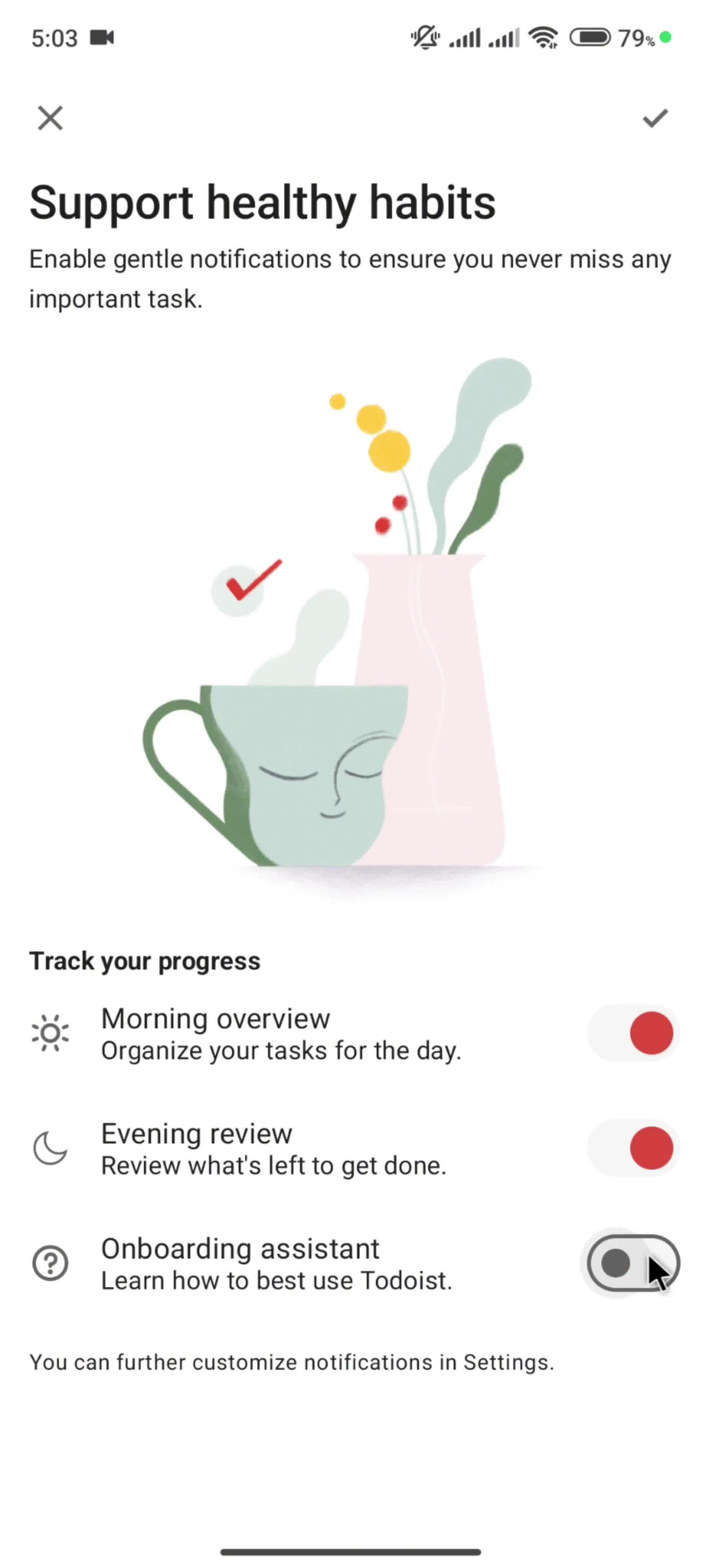 Onboarding screenshot
