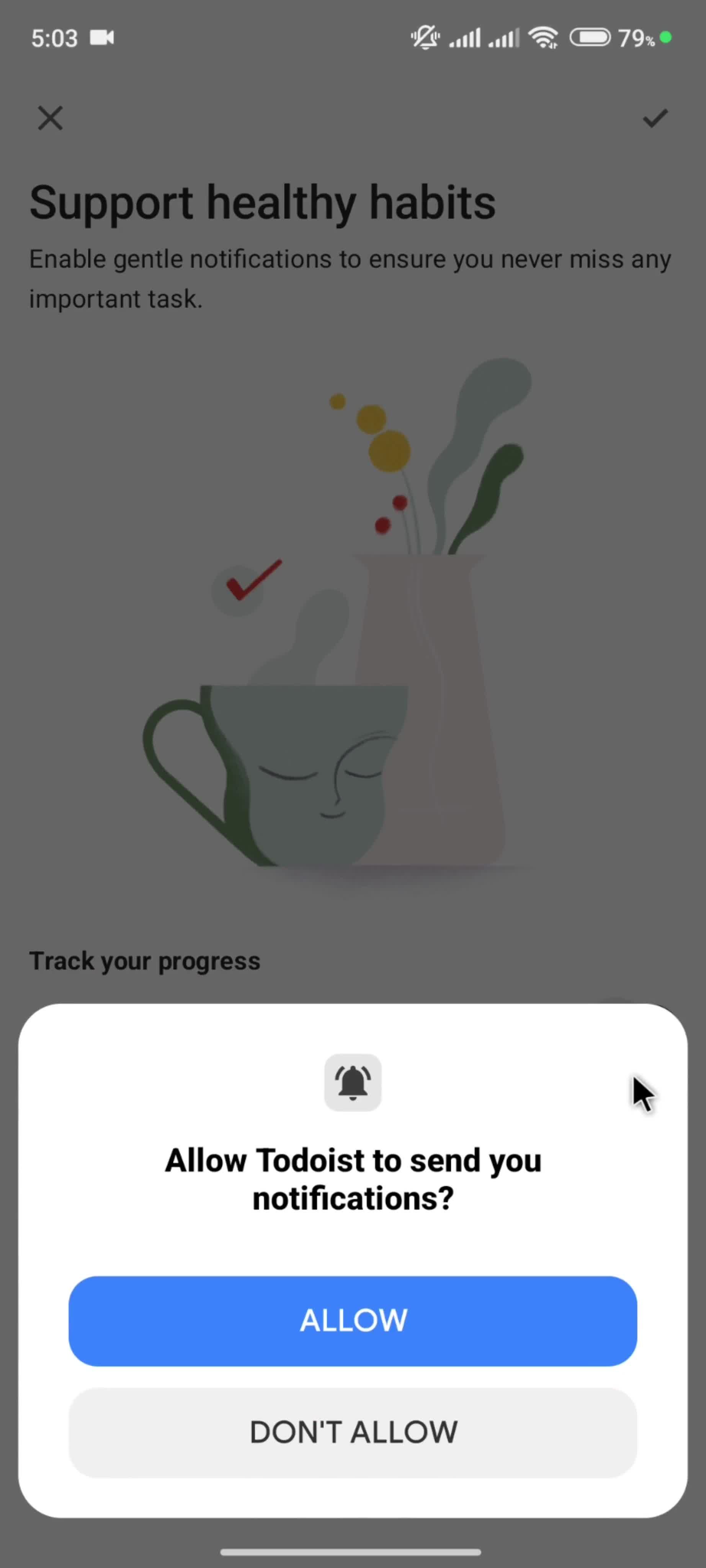 Onboarding screenshot