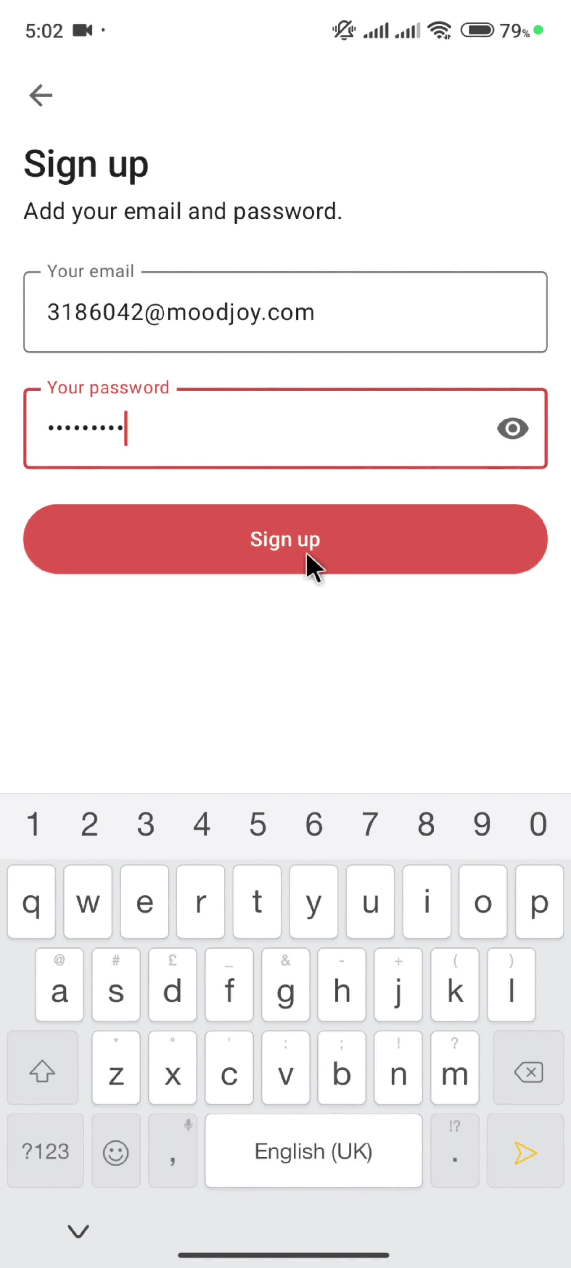 Onboarding screenshot