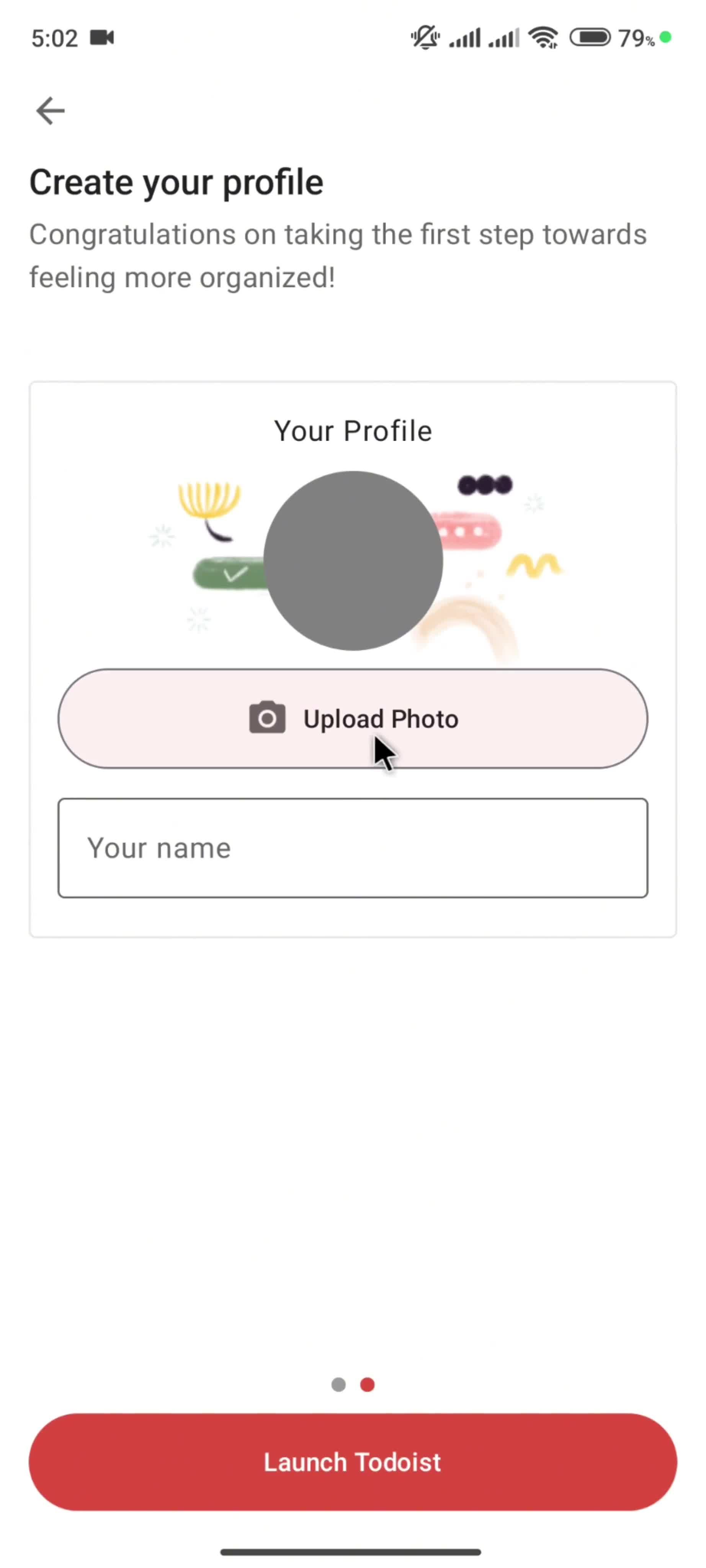 Onboarding screenshot
