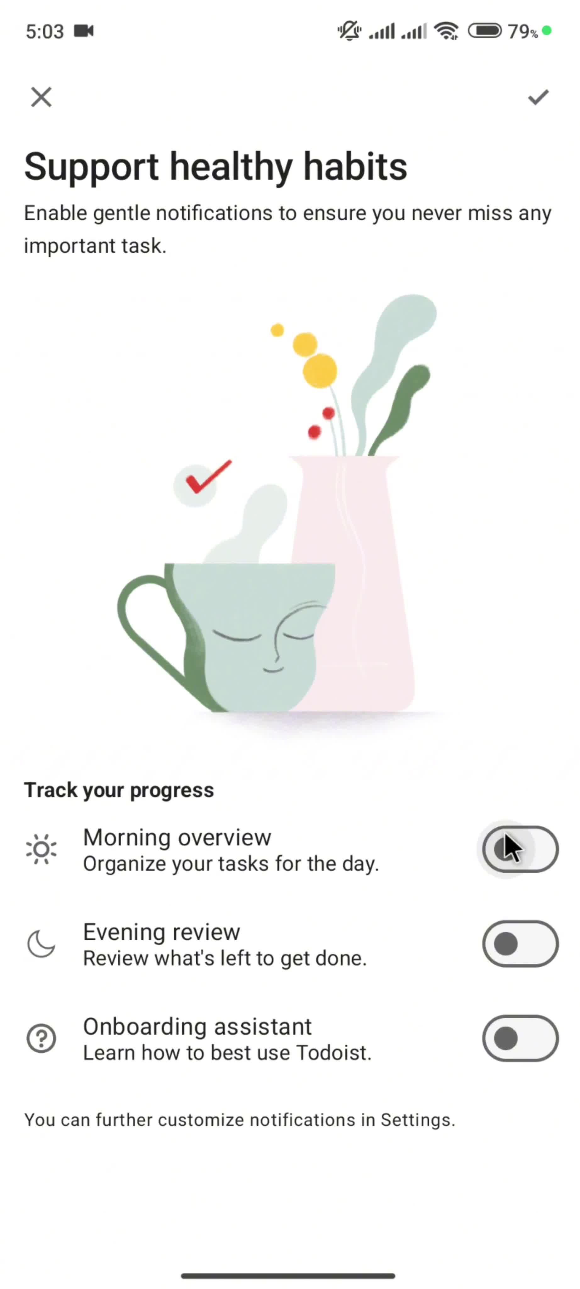 Onboarding screenshot
