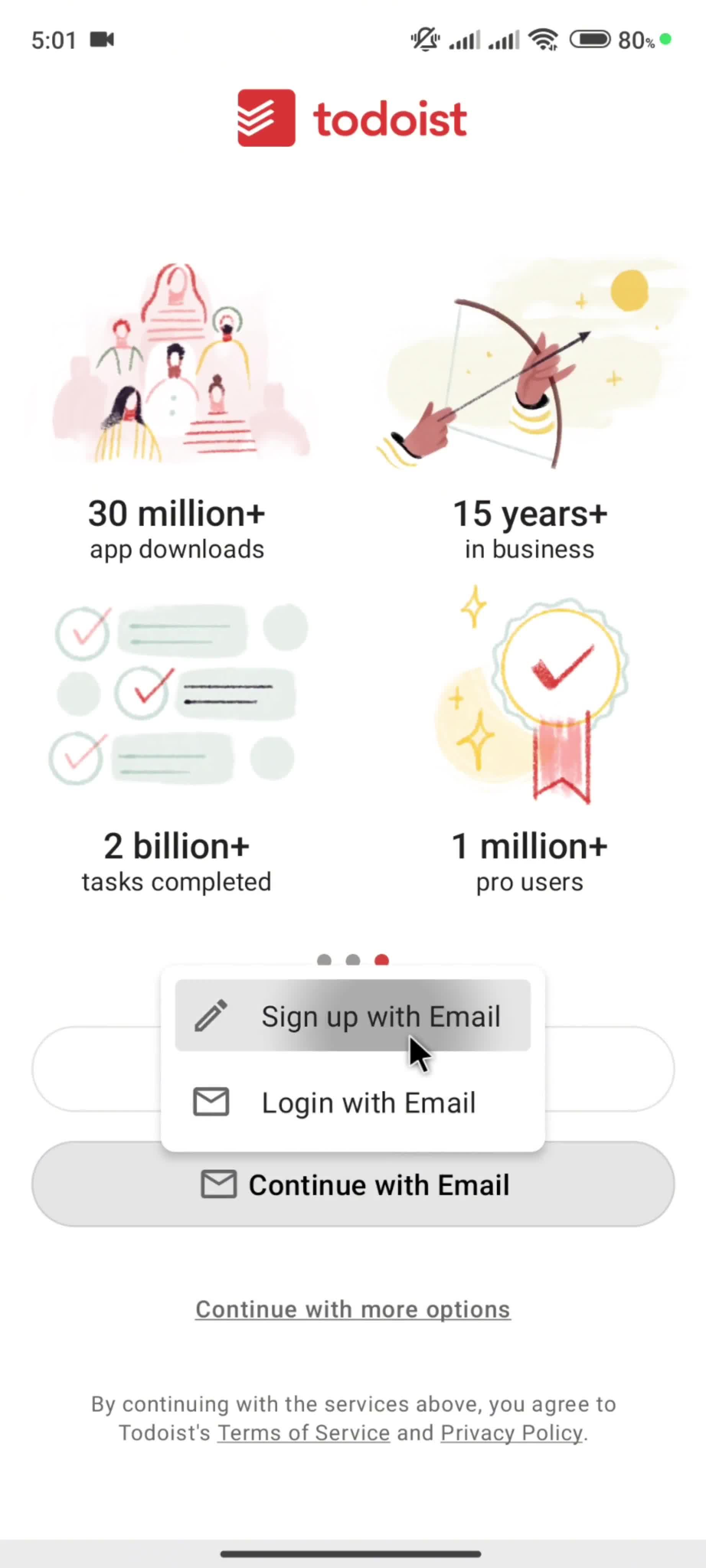Onboarding screenshot