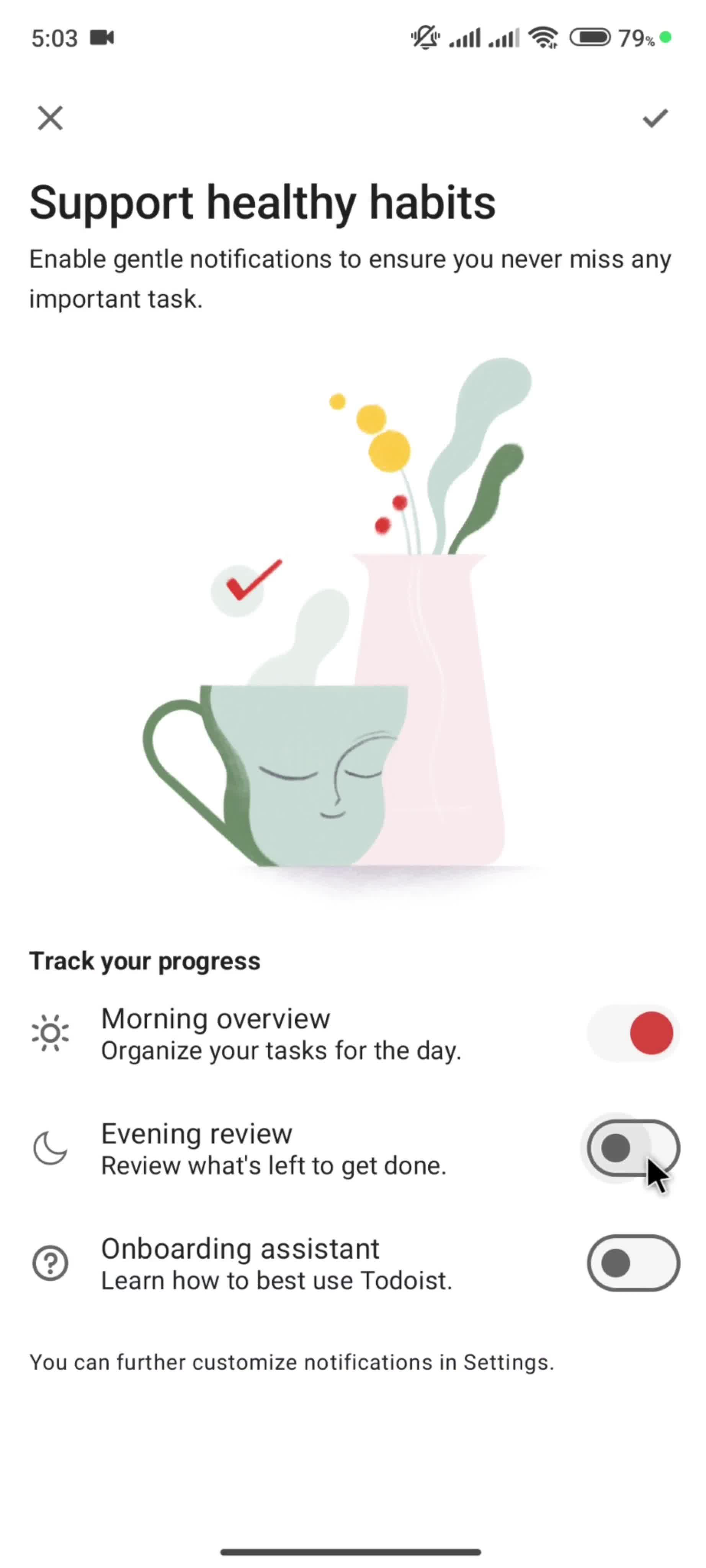 Onboarding screenshot
