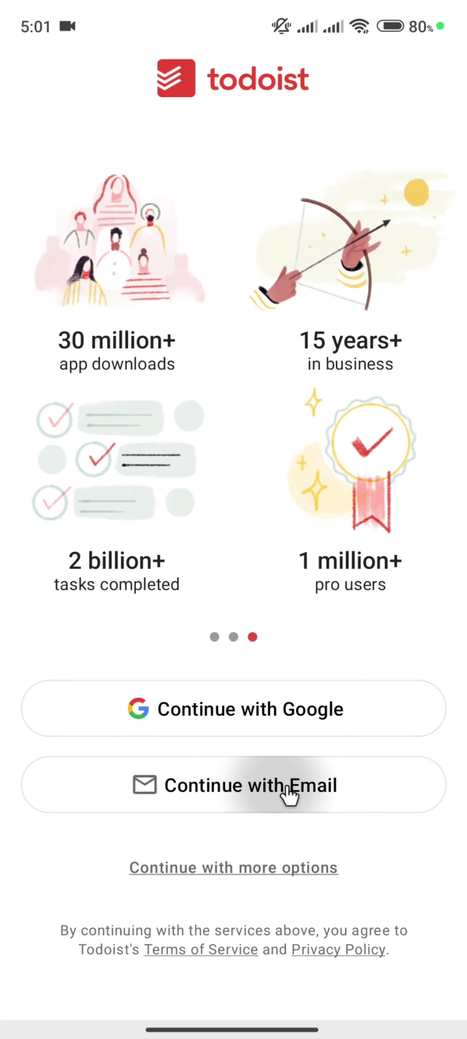 Onboarding screenshot
