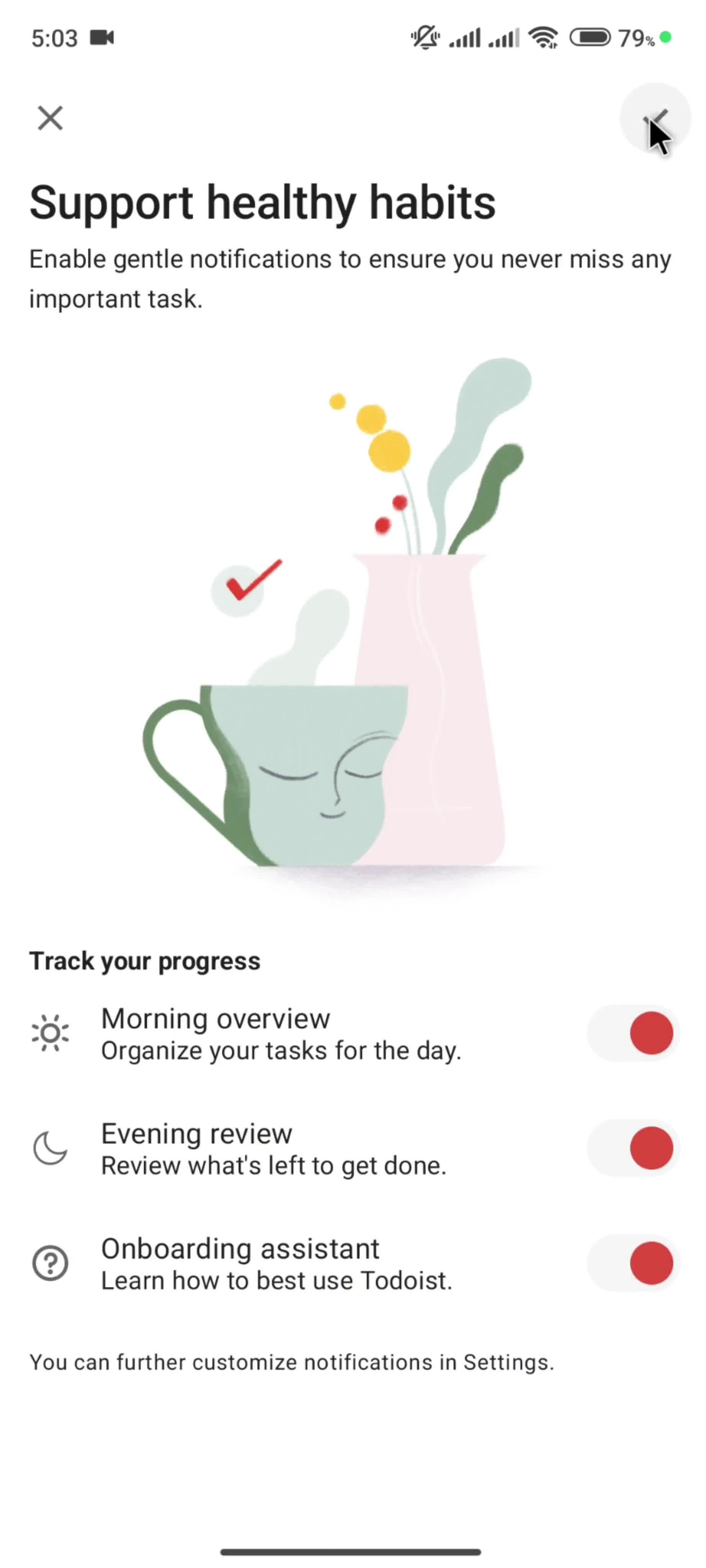 Onboarding screenshot