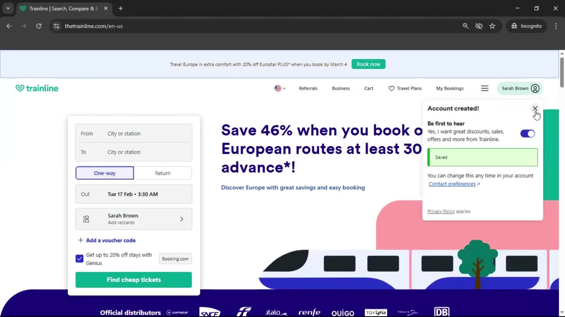 Onboarding screenshot