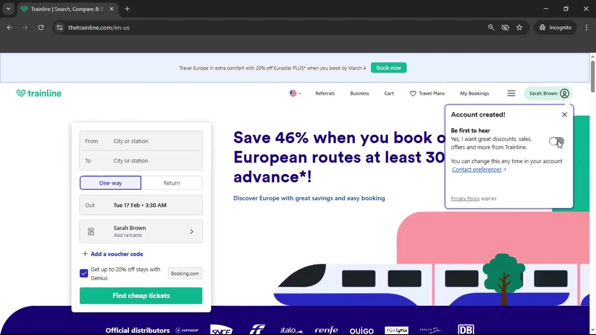 Onboarding screenshot