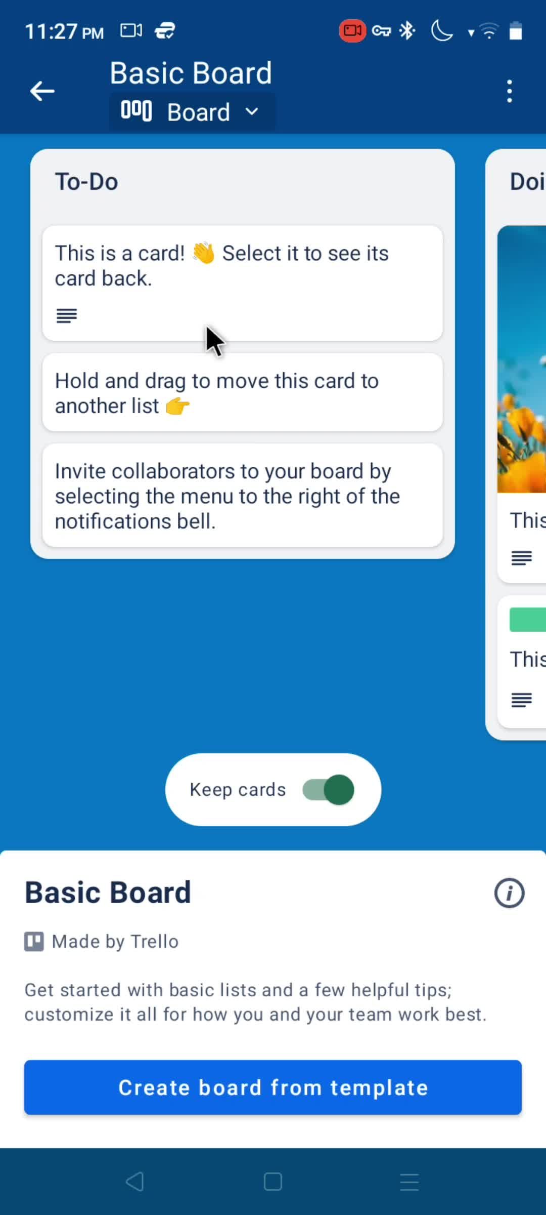 Onboarding screenshot