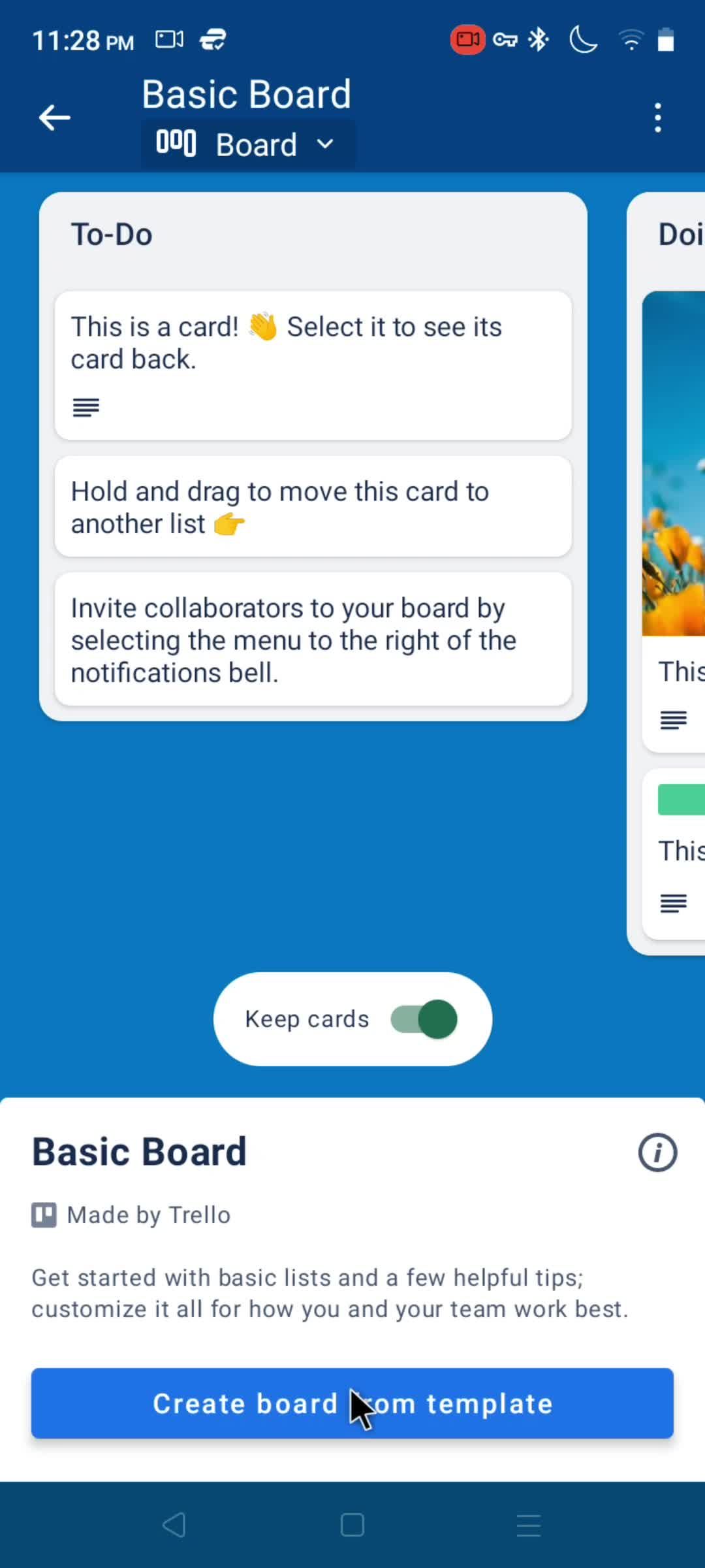 Onboarding screenshot