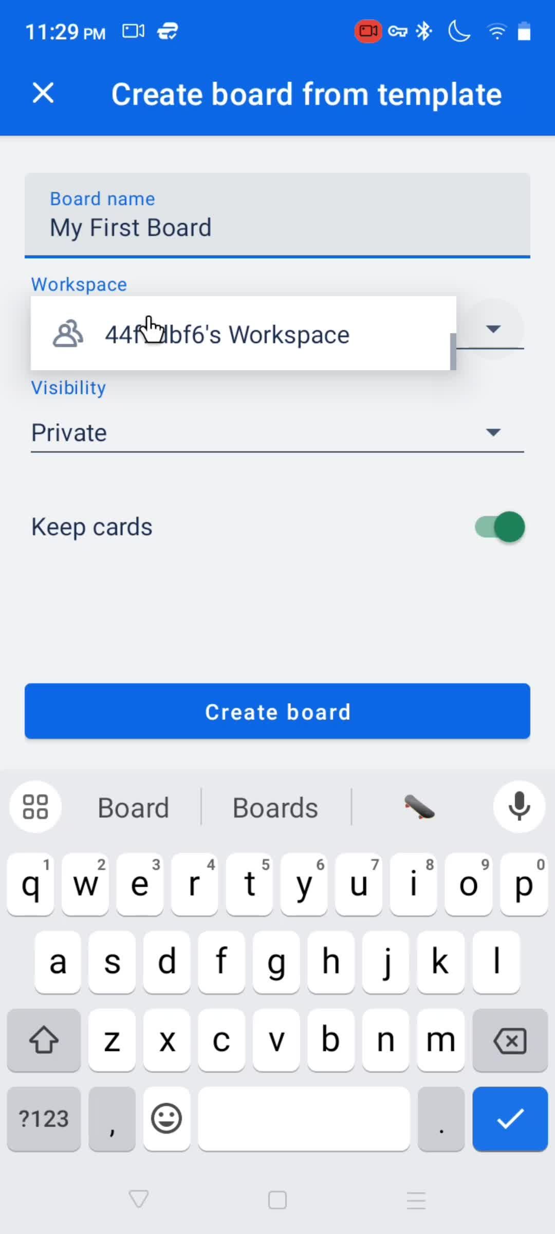 Onboarding screenshot