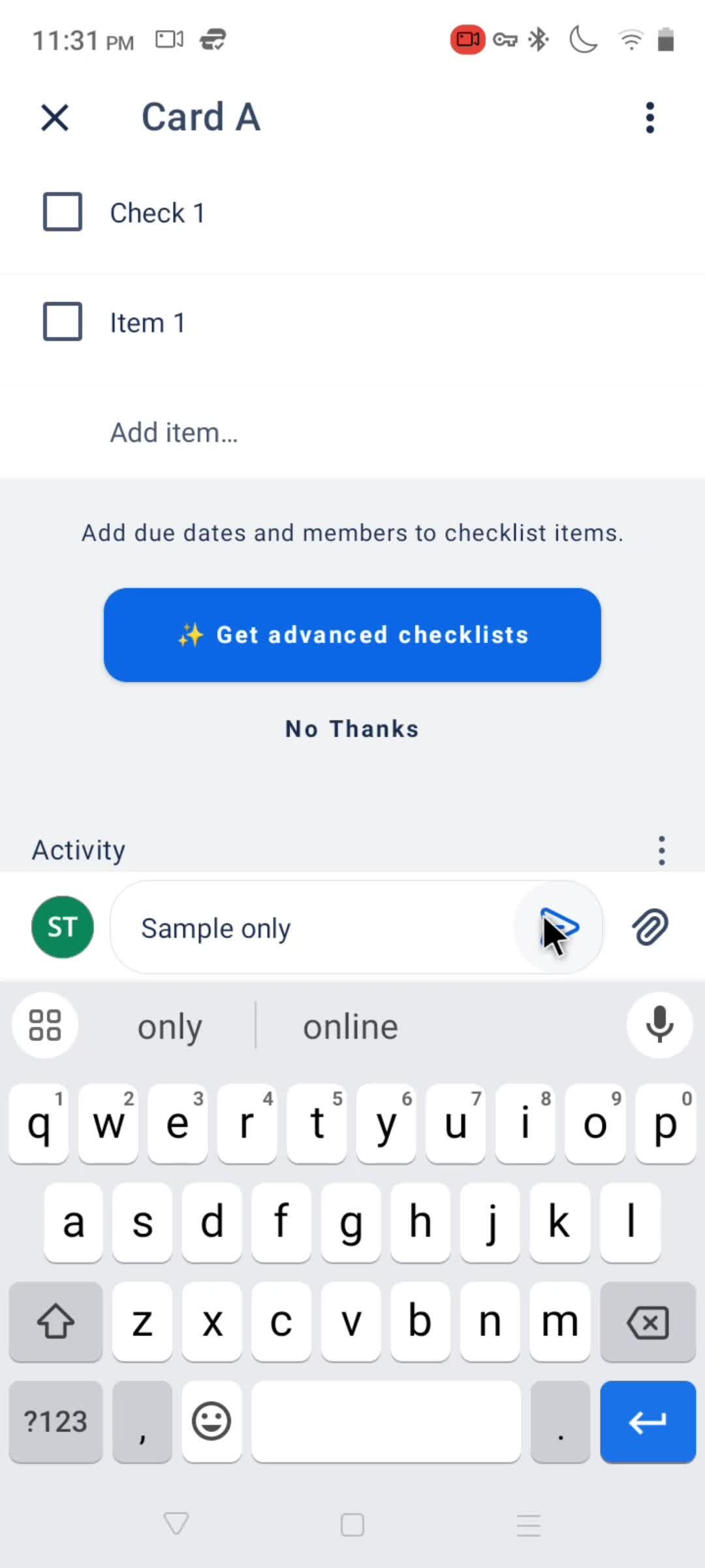 Onboarding screenshot