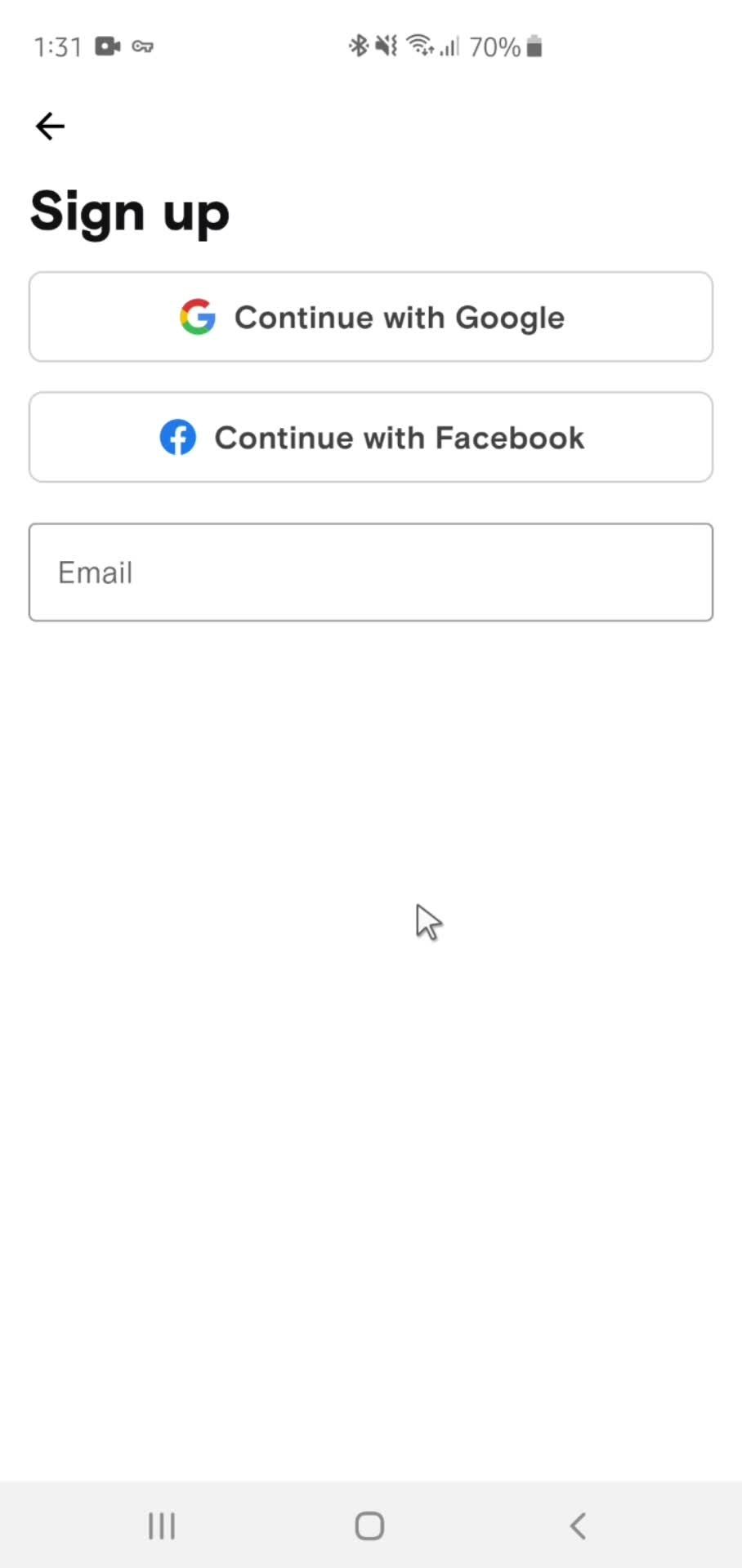 Onboarding screenshot