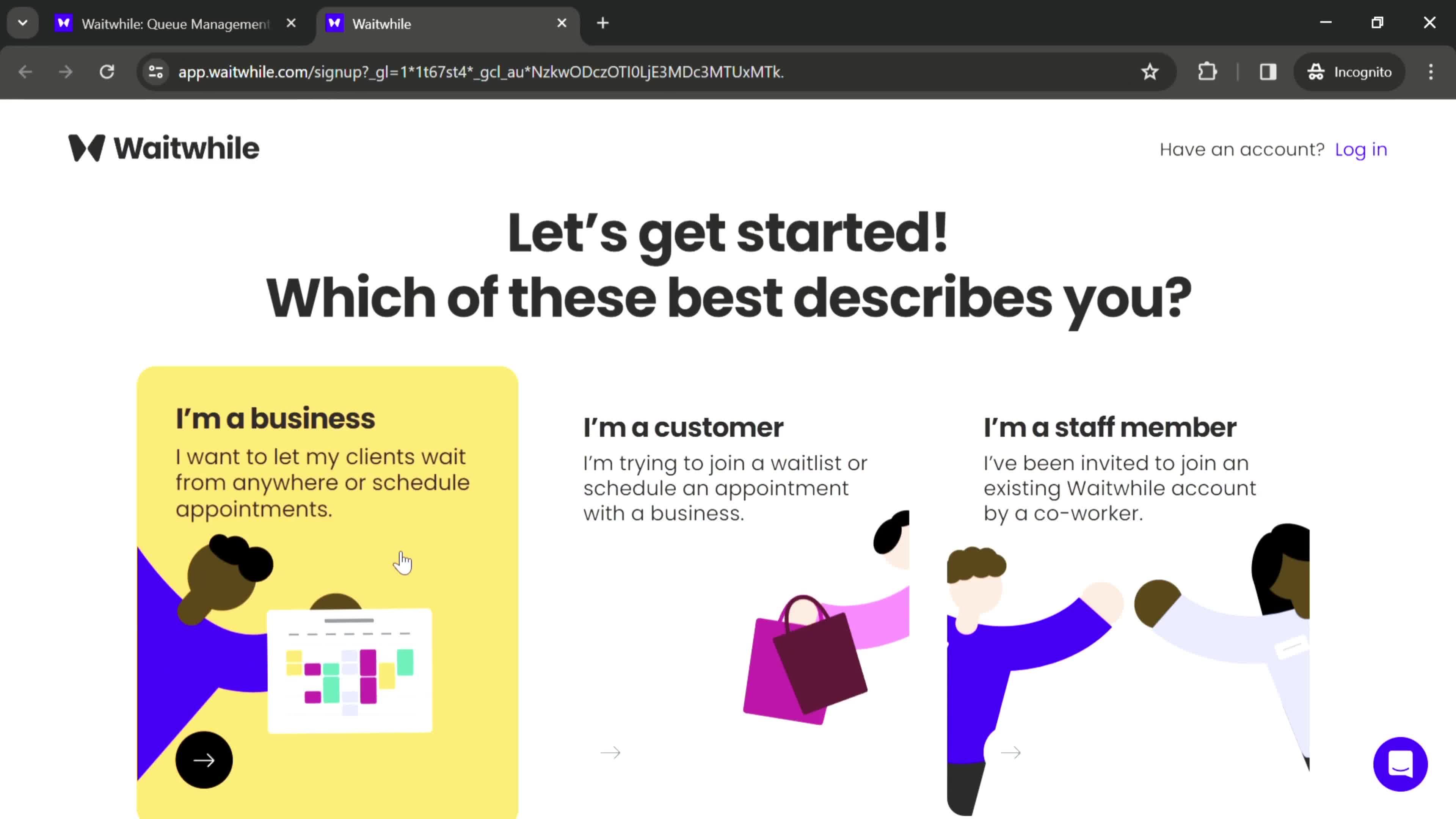 Onboarding screenshot