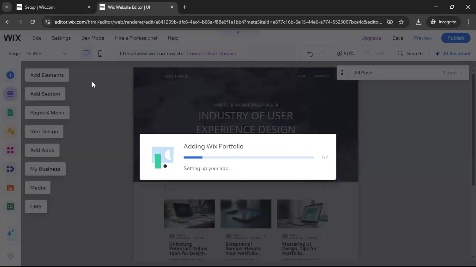 Onboarding screenshot
