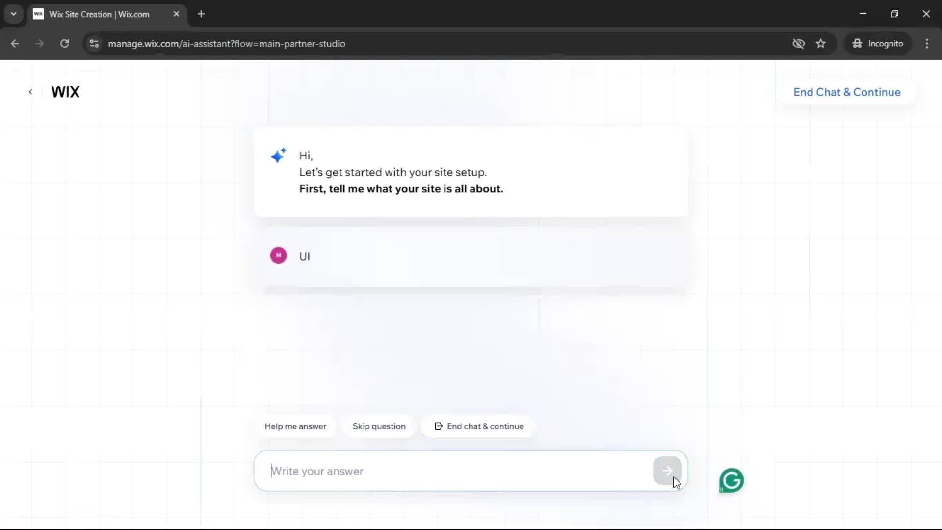 Onboarding screenshot