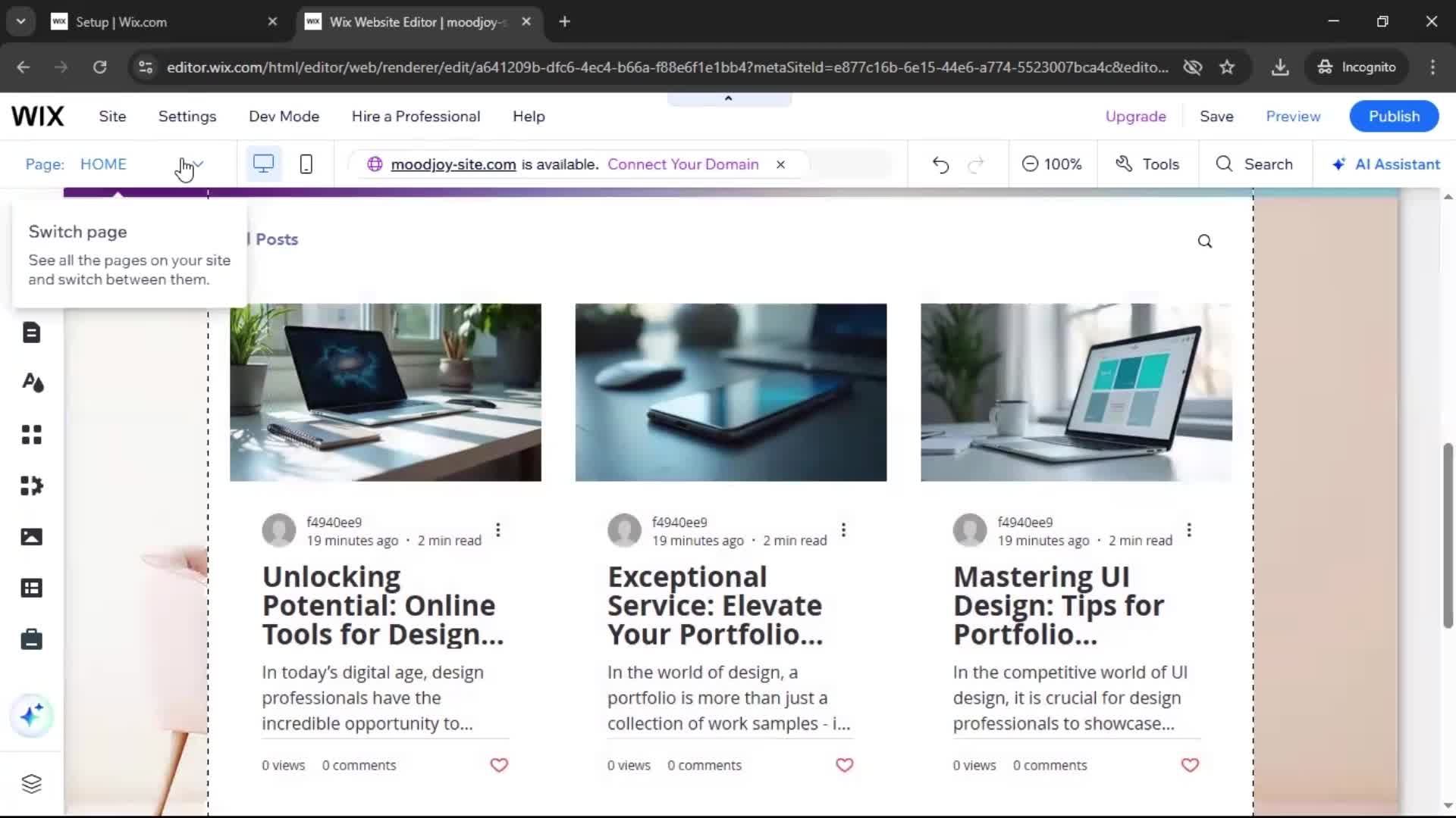 Onboarding screenshot
