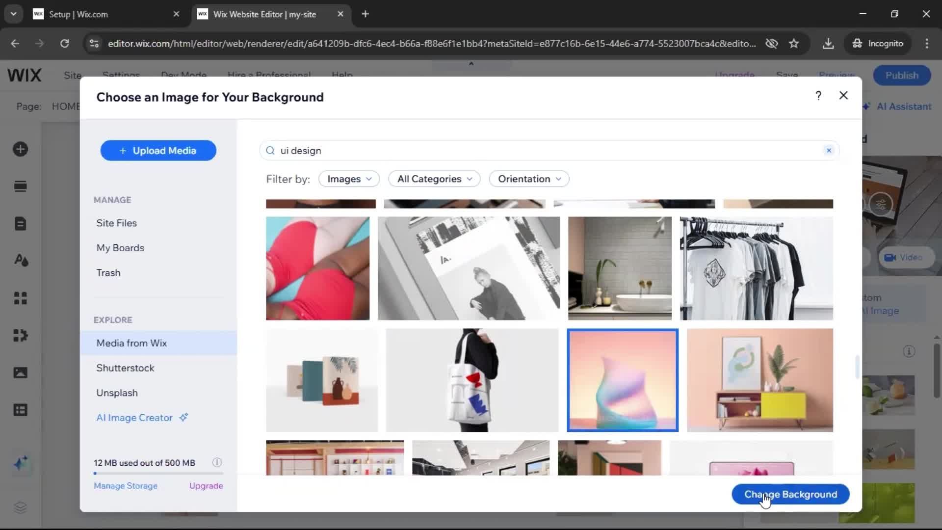 Onboarding screenshot