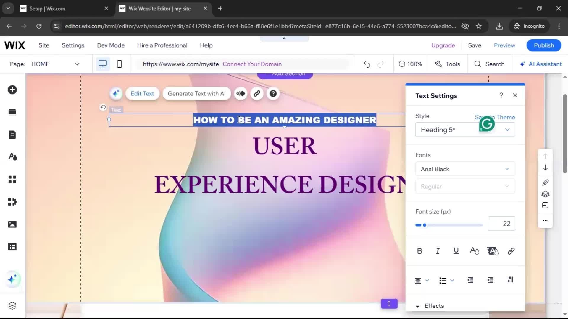 Onboarding screenshot