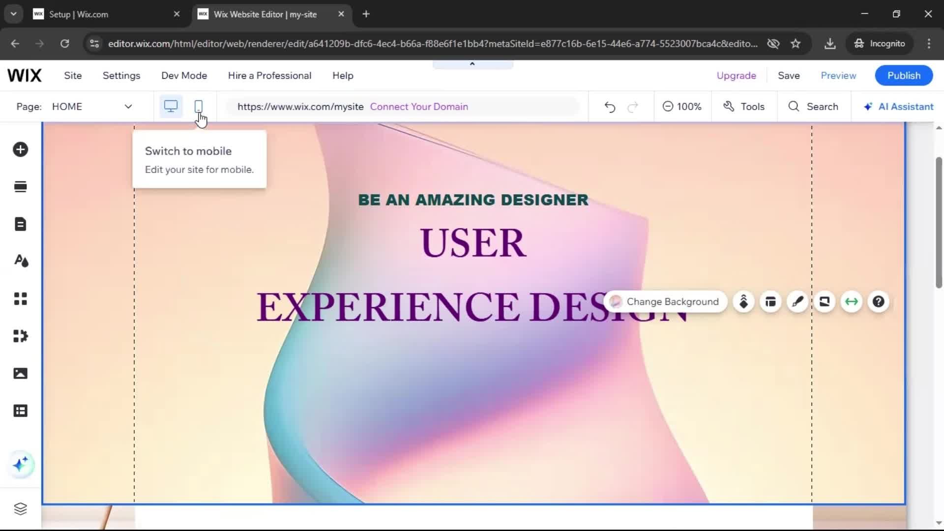 Onboarding screenshot