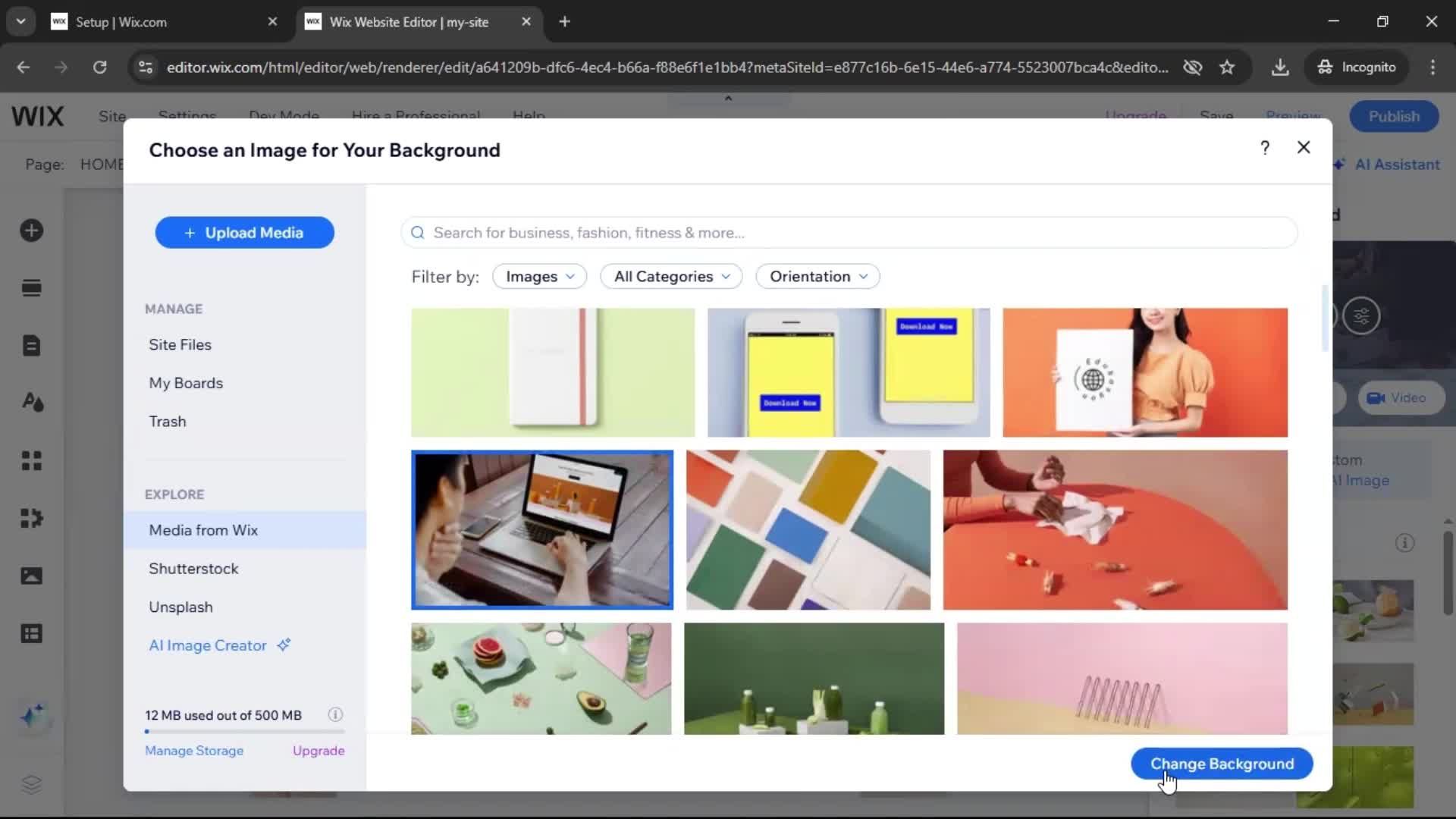 Onboarding screenshot