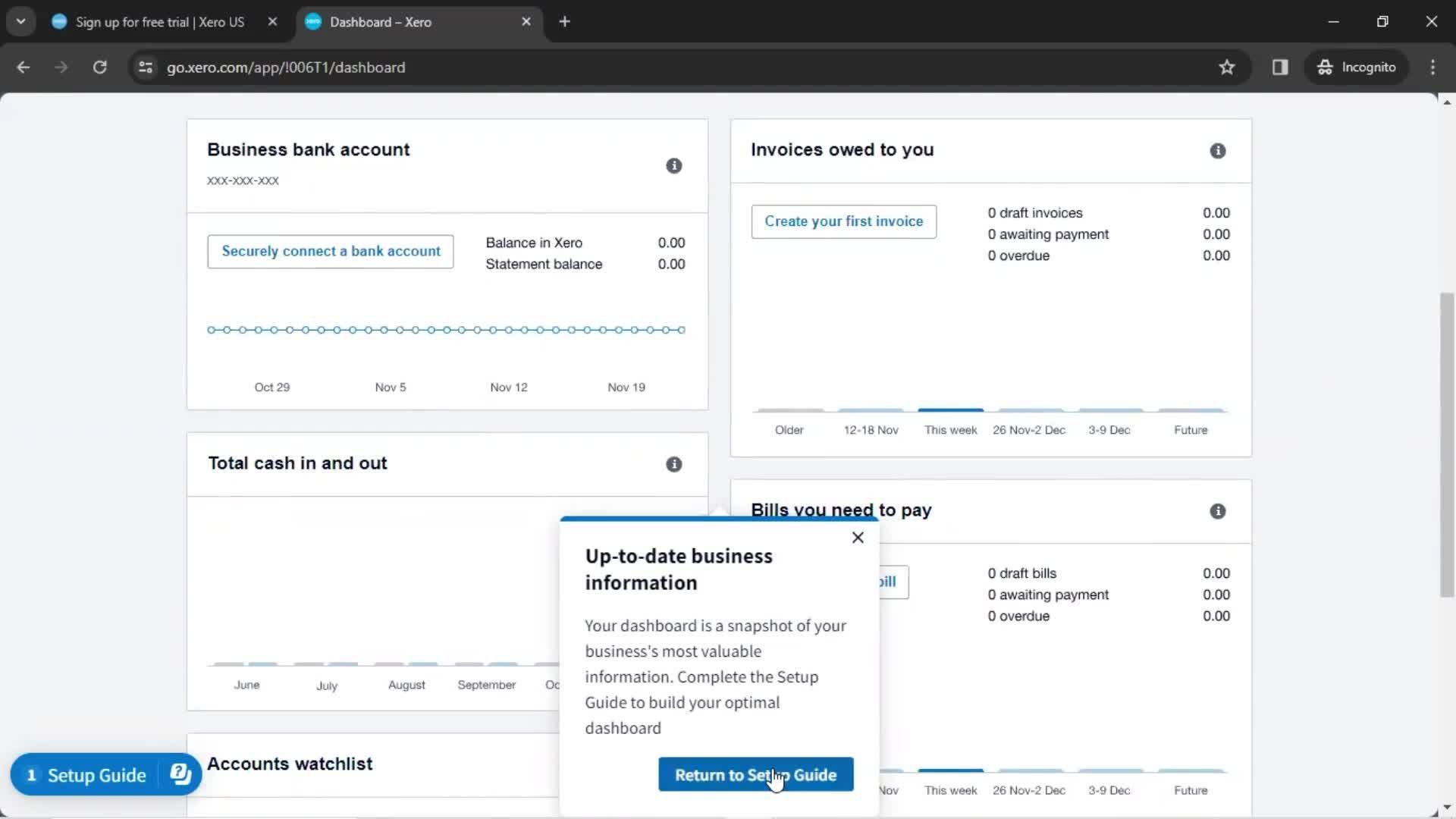 Onboarding screenshot